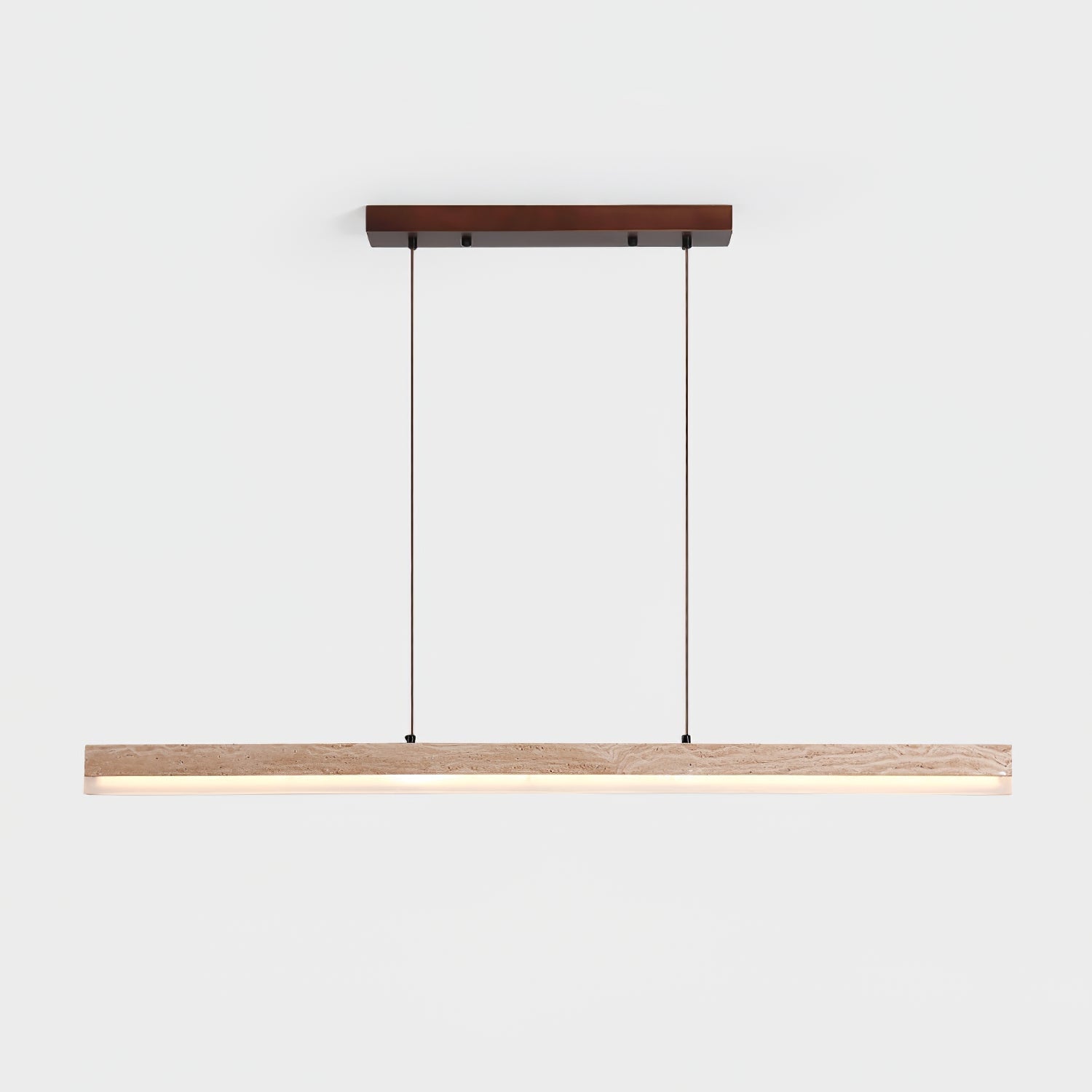 Ivsoryra Rectangular Travertine Pendant Light - Letslighting