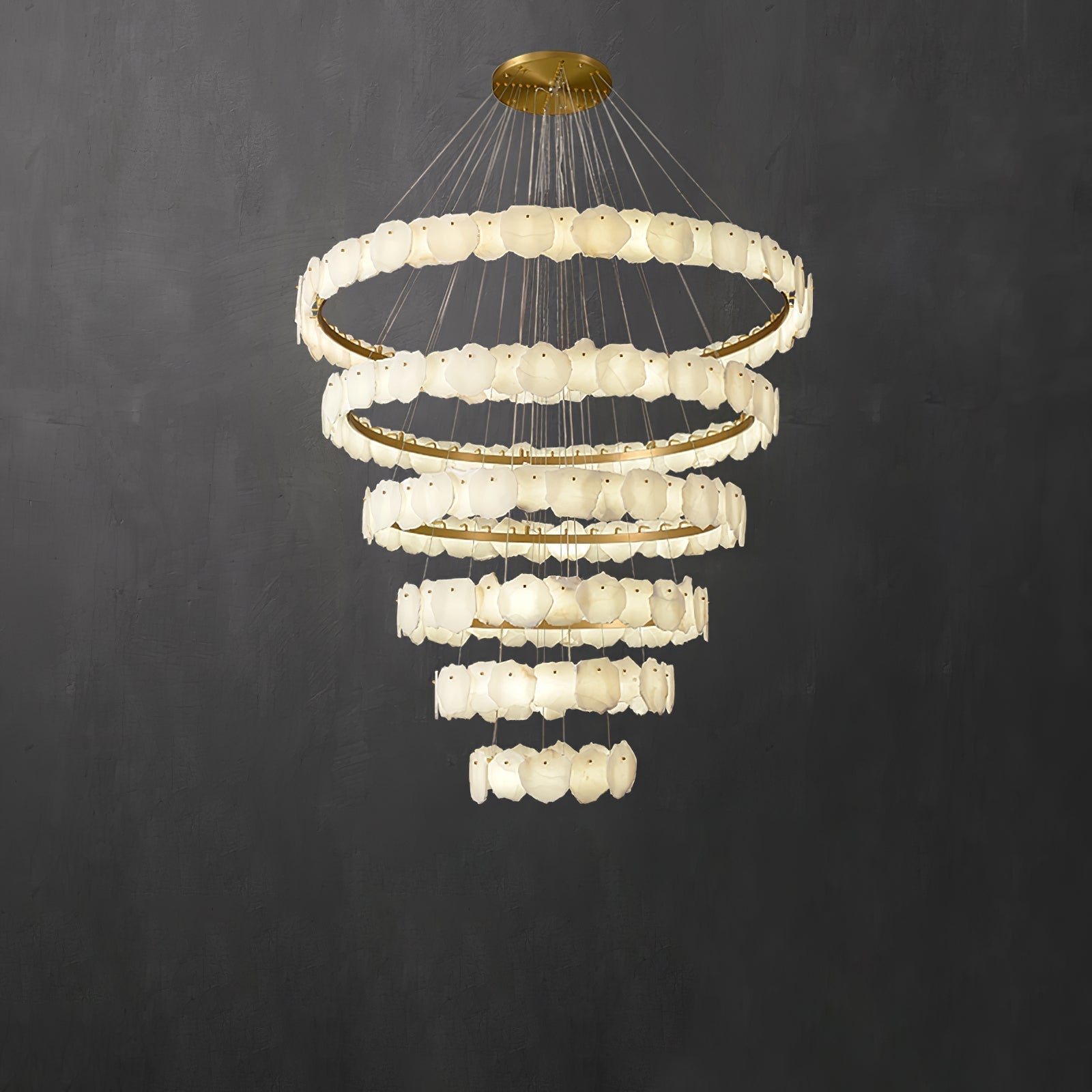 Selene Luxury Alabaster Chandelier - Letslighting