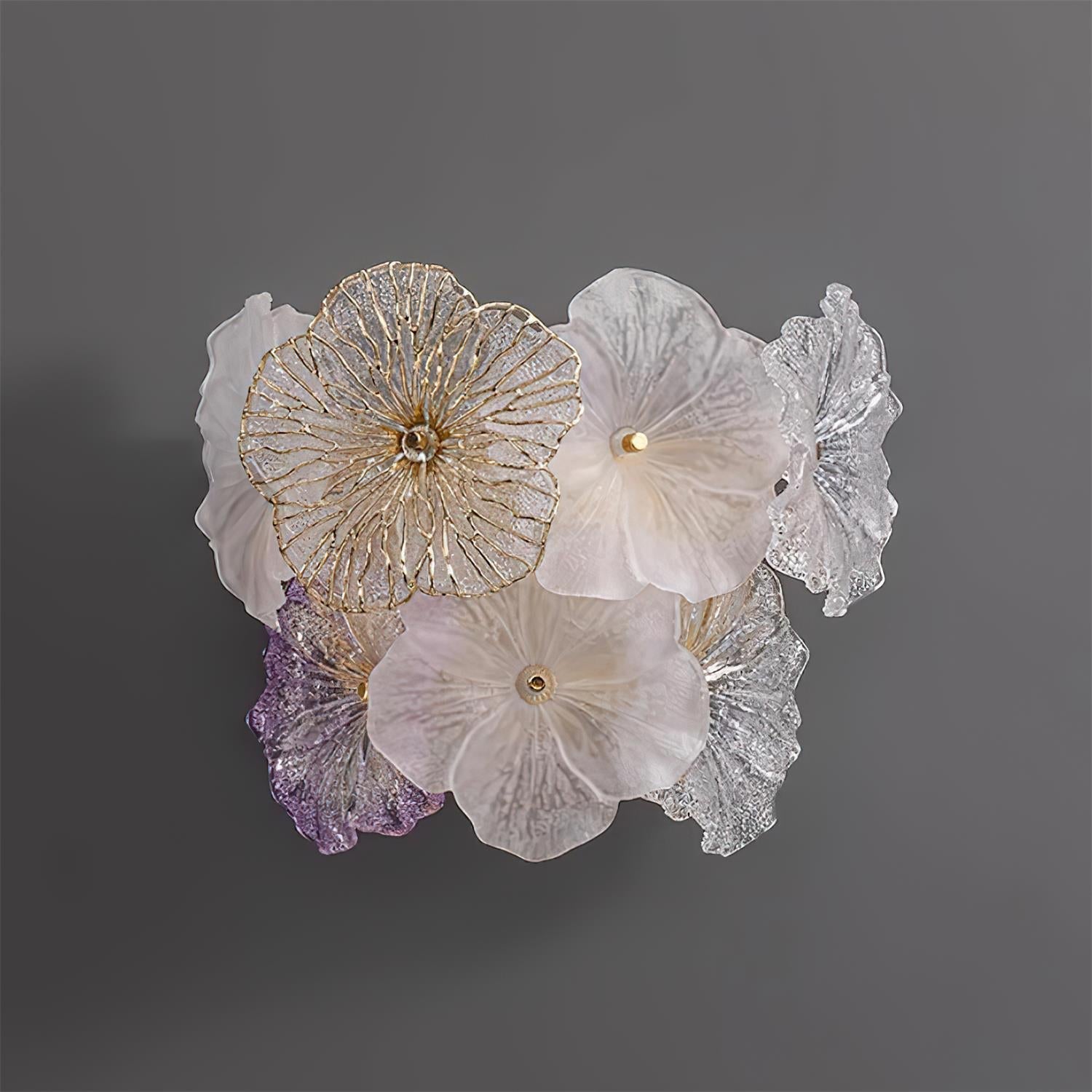 Elaria Wall Lamp Glass Petal Accent - Letslighting