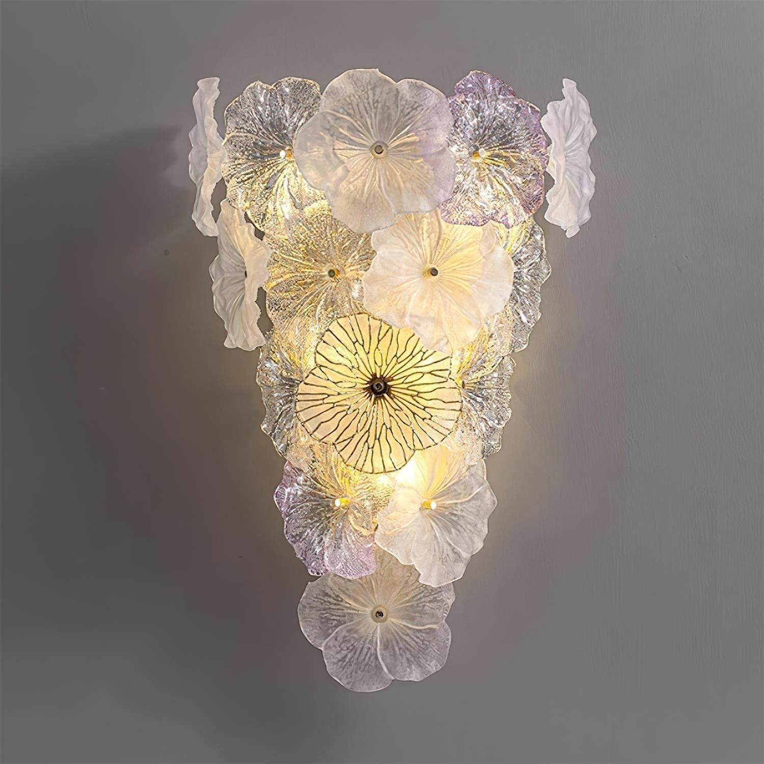 Elaria Wall Lamp Glass Petal Accent - Letslighting