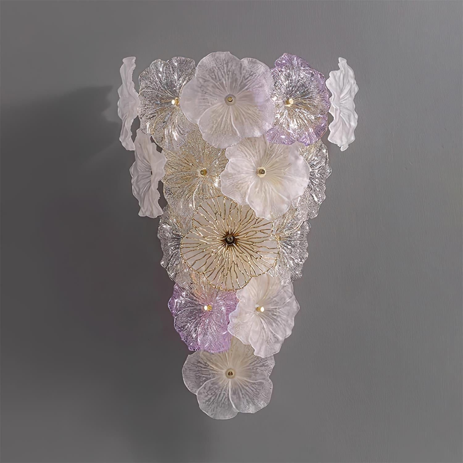 Elaria Wall Lamp Glass Petal Accent - Letslighting