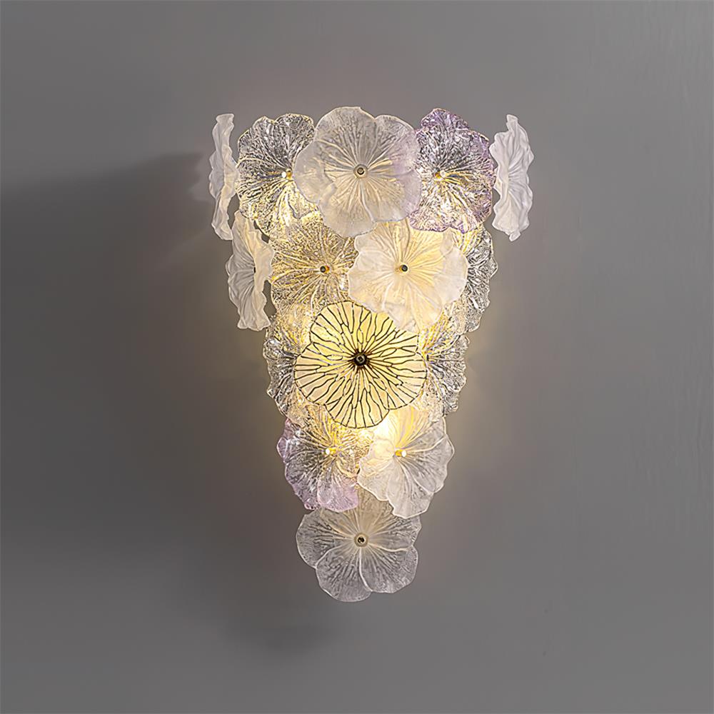 Elaria Wall Lamp Glass Petal Accent - Letslighting