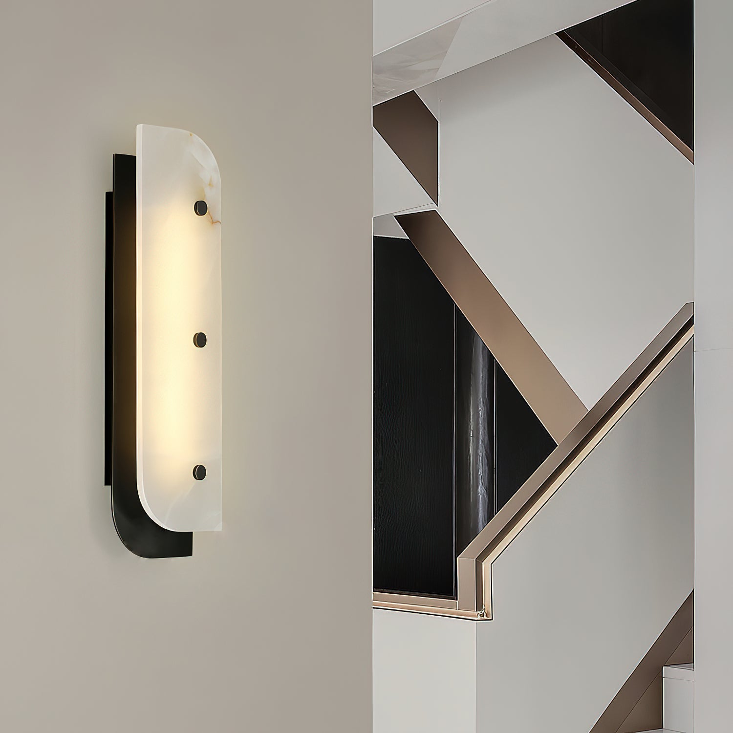 Elaris Applique Murale Élégante Moderne en Albâtre