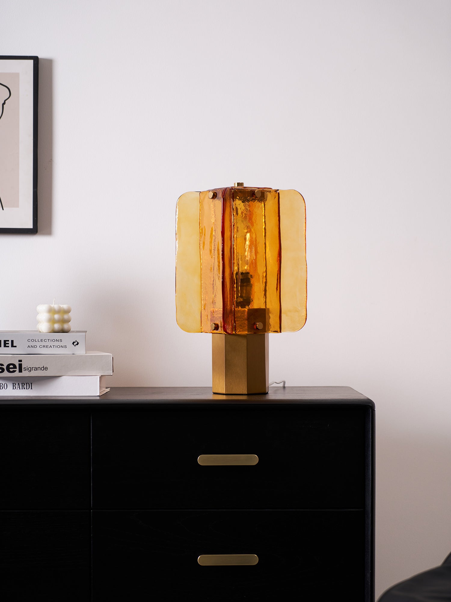 Aurelia Modern Minimalist Glass Table Lamp