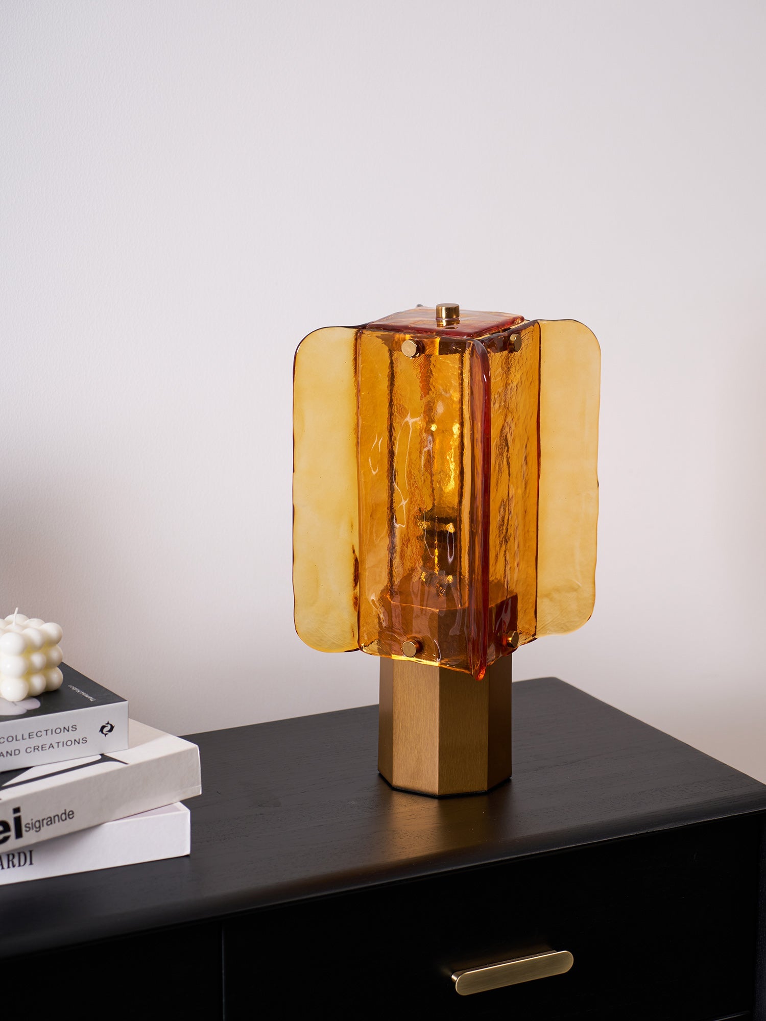 Aurelia Modern Minimalist Glass Table Lamp