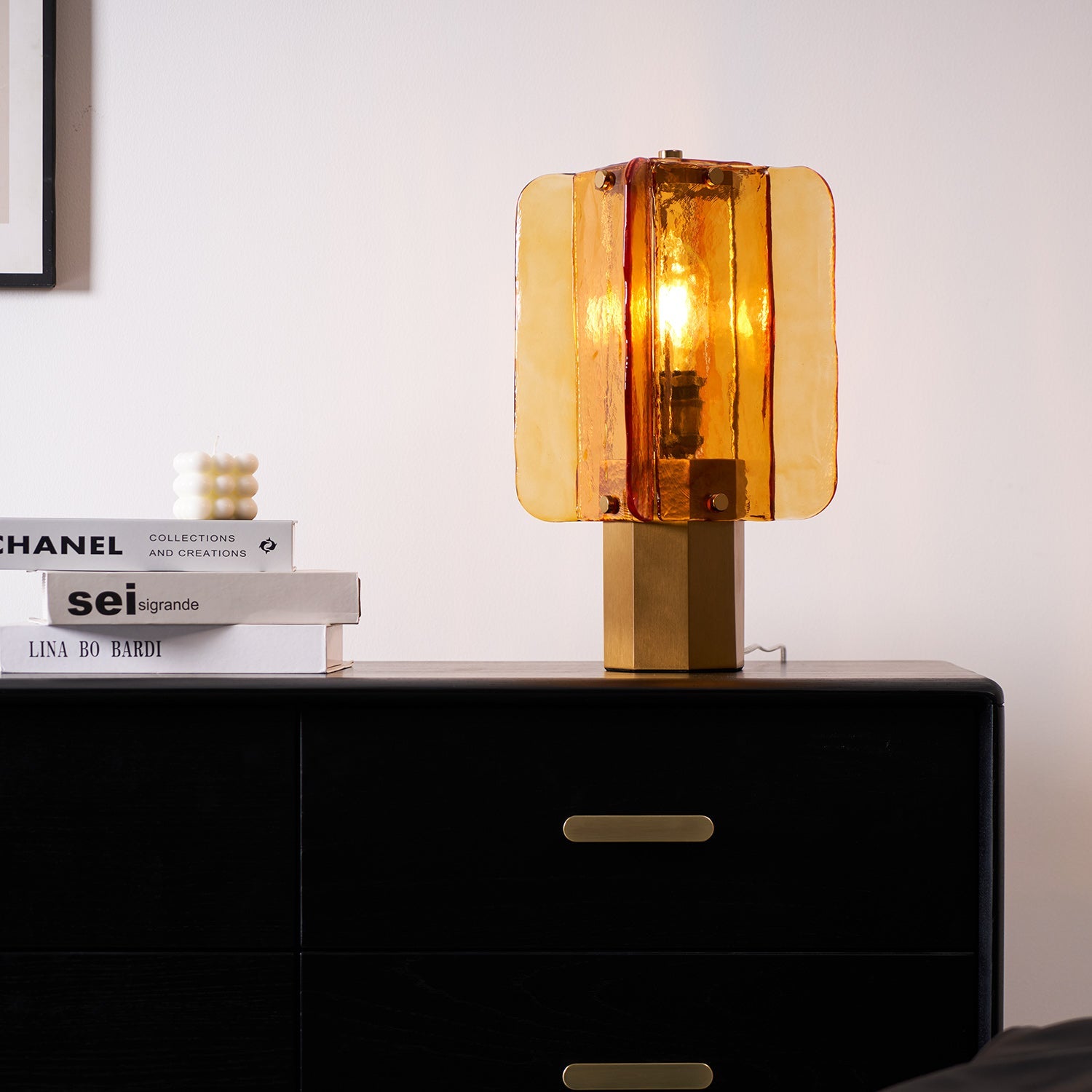 Aurelia Modern Minimalist Glass Table Lamp