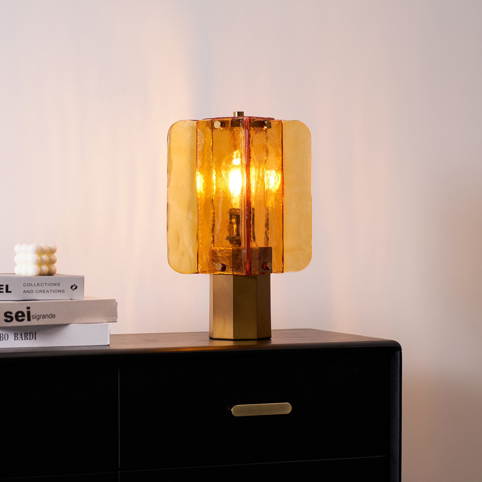 Aurelia Modern Minimalist Glass Table Lamp