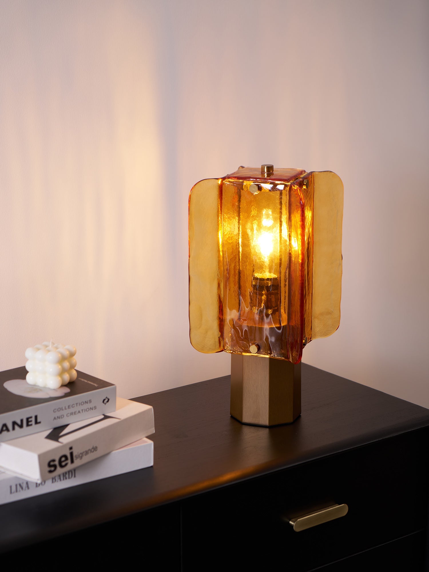 Aurelia Modern Minimalist Glass Table Lamp