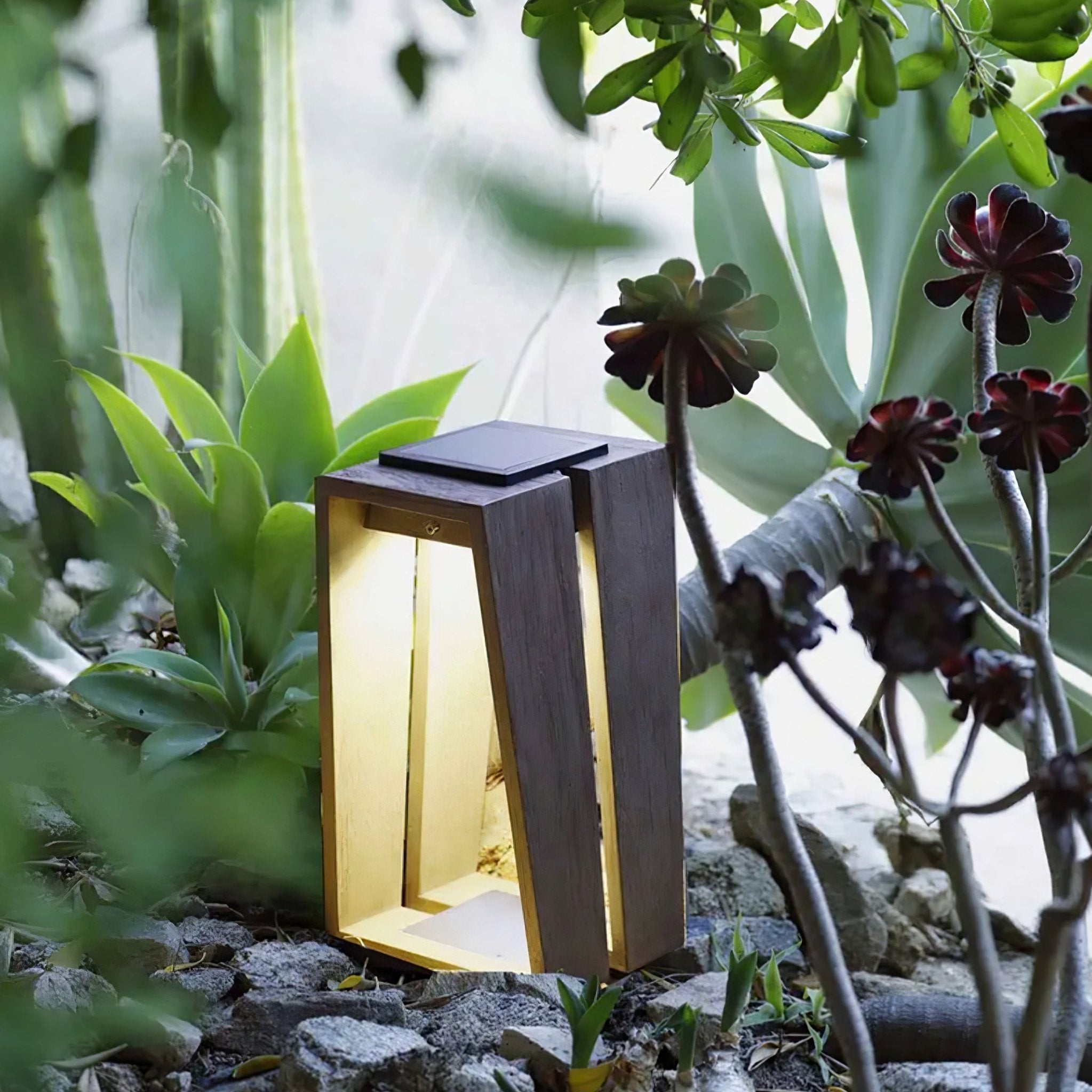 Elira Lampadaire Solaire Extérieur Minimaliste
