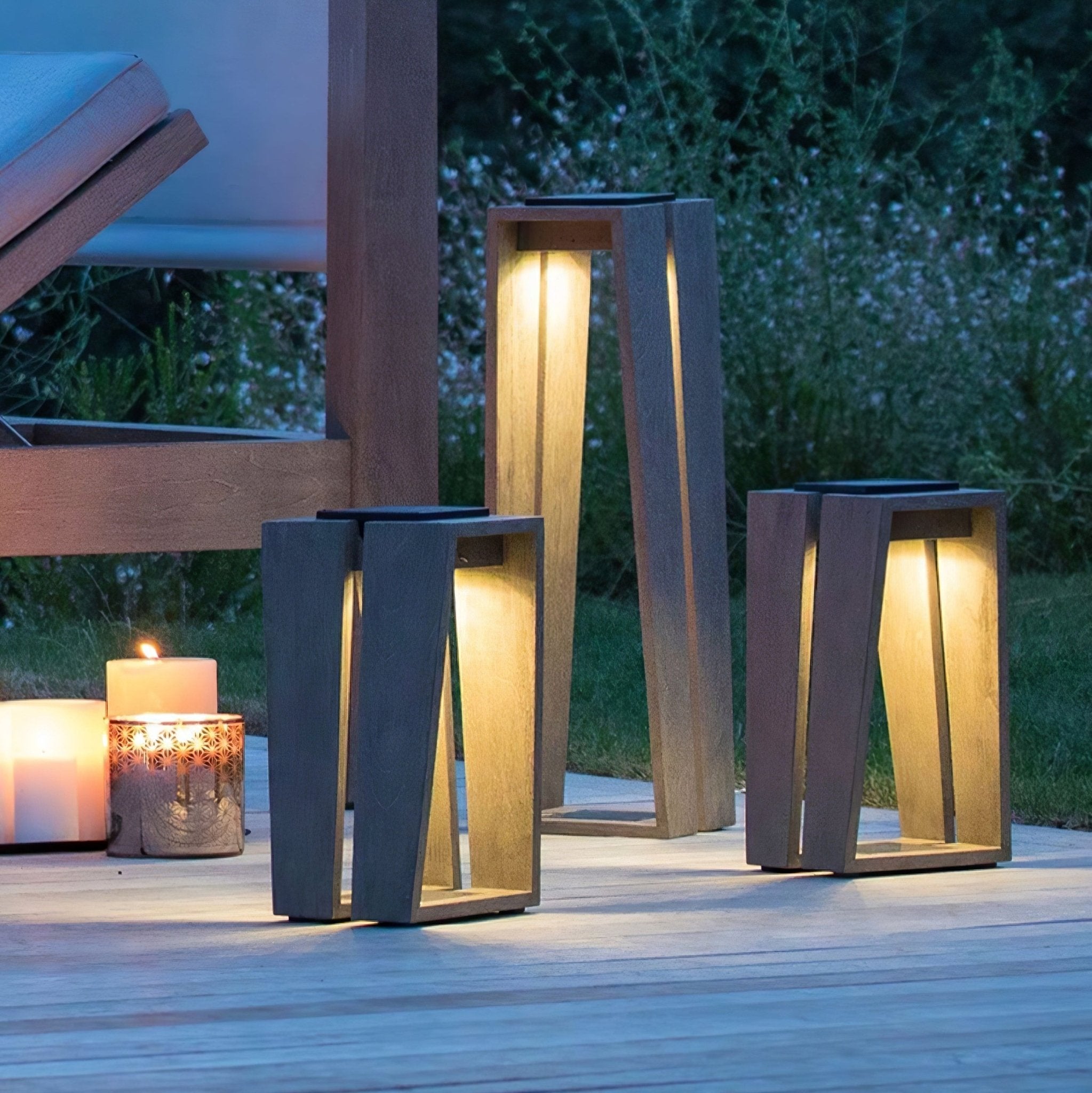 Elira Lampadaire Solaire Extérieur Minimaliste