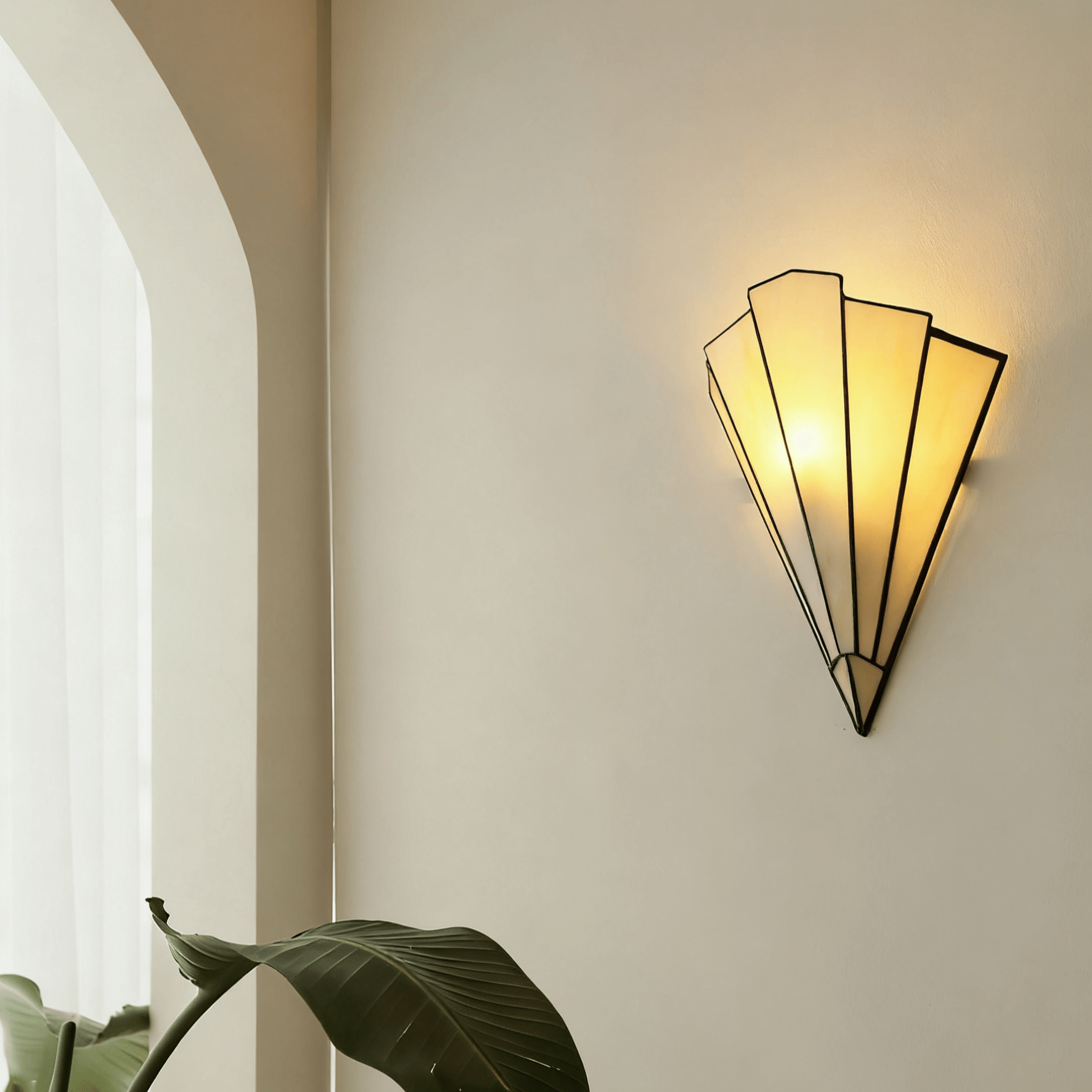 Elowen Applique Déco en Verre Élégante