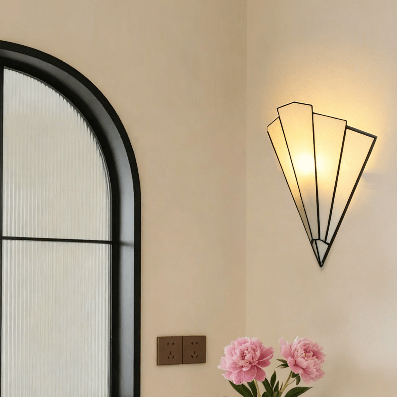Elowen Applique Déco en Verre Élégante
