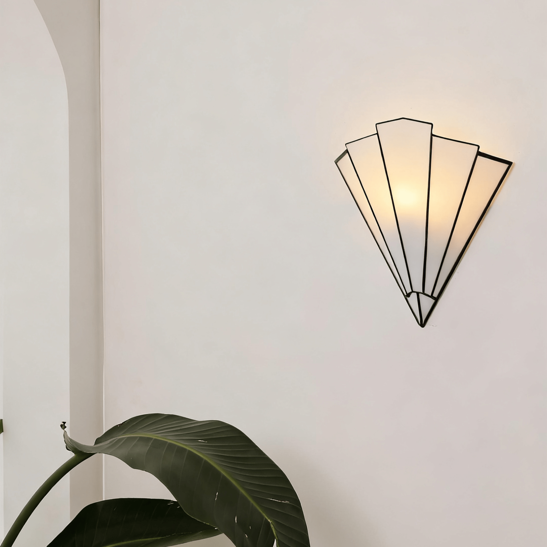 Elowen Applique Déco en Verre Élégante