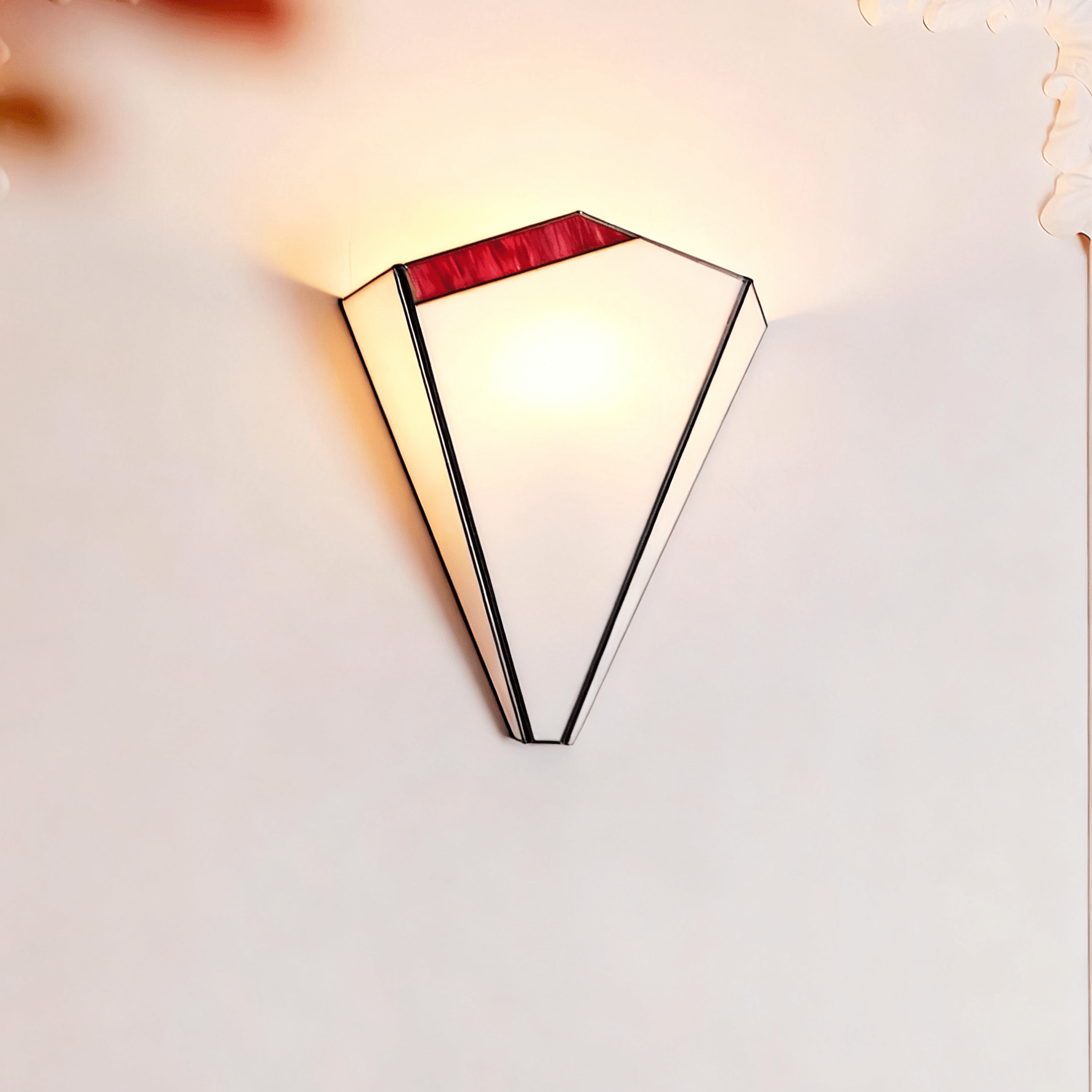 Elowen Applique Déco en Verre Élégante
