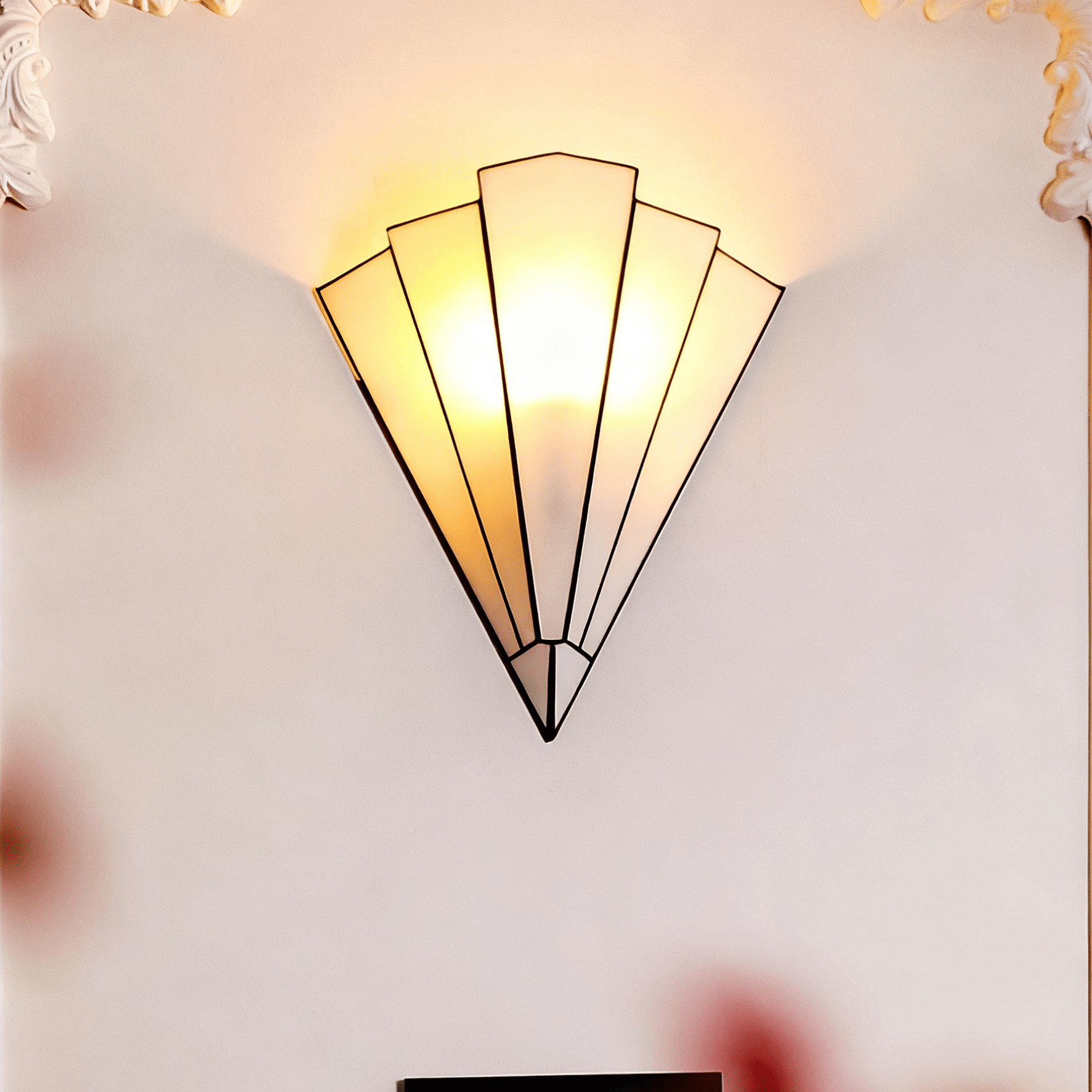 Elowen Applique Déco en Verre Élégante