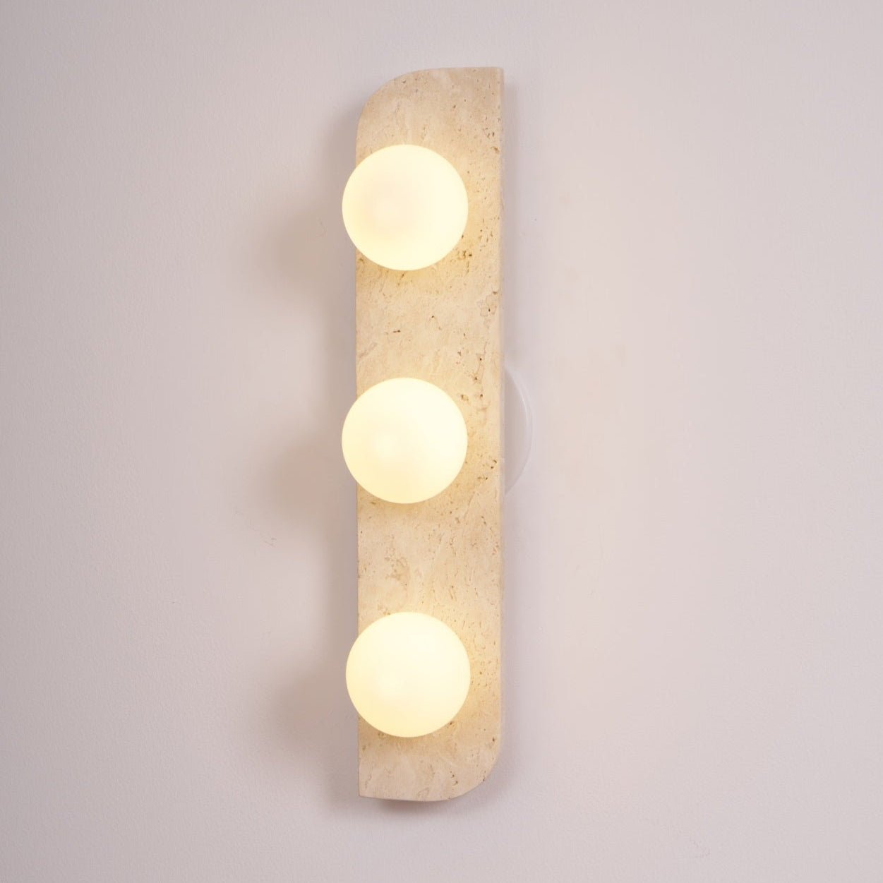 Alsilis Minimalist Travertine Wall Light - Letslighting