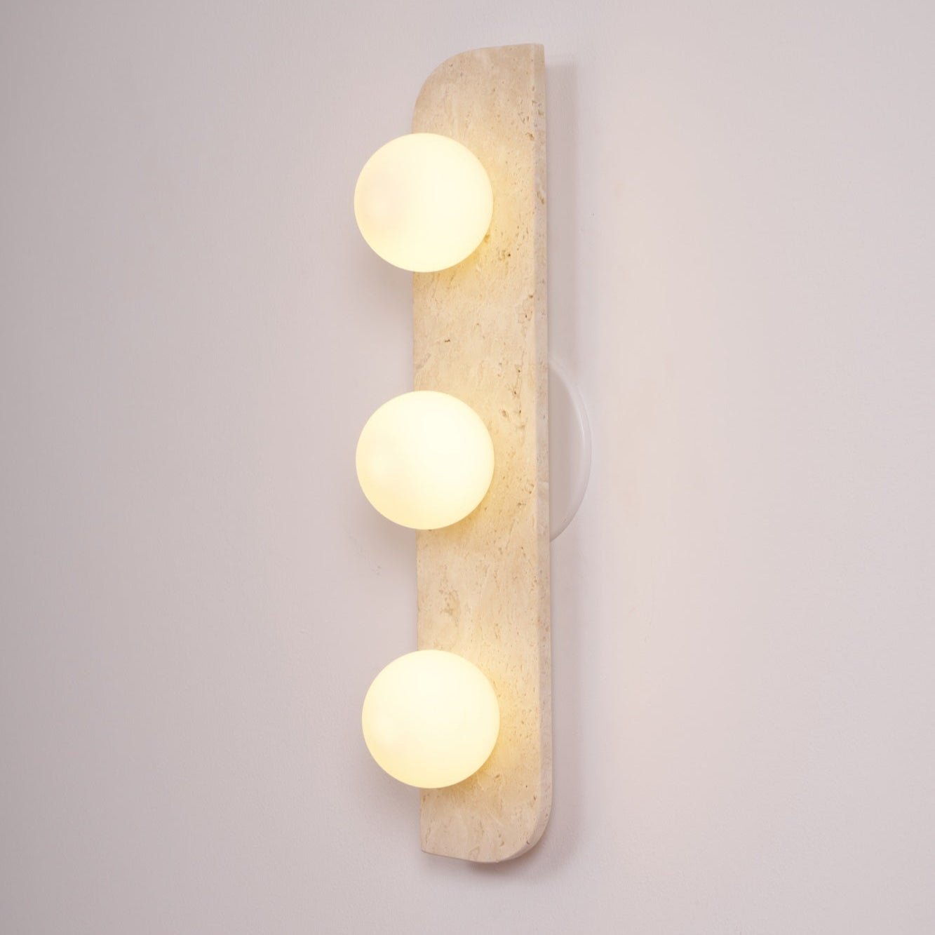 Alsilis Minimalist Travertine Wall Light - Letslighting
