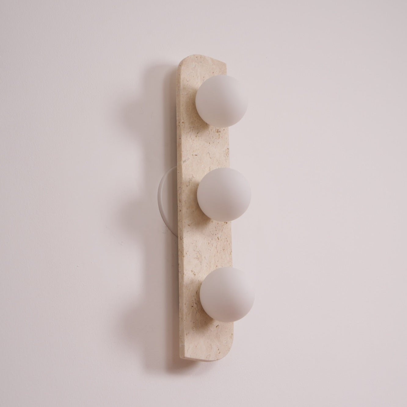 Alsilis Minimalist Travertine Wall Light - Letslighting
