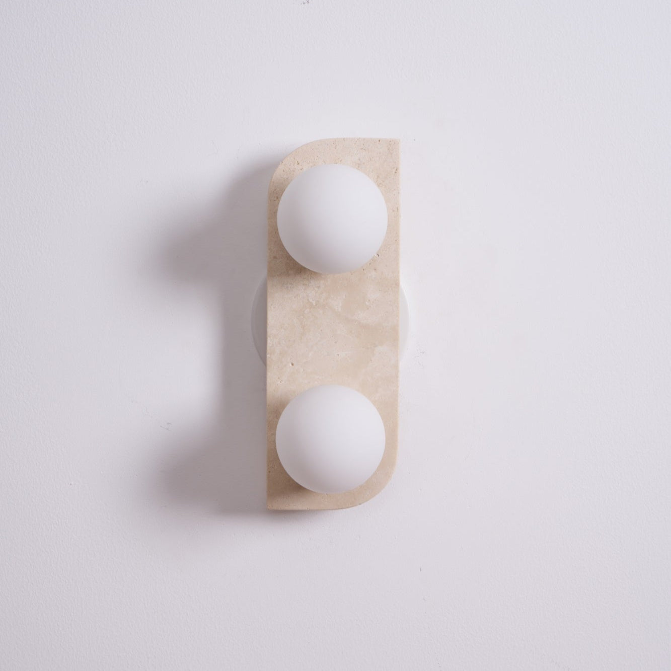Alsilis Minimalist Travertine Wall Light - Letslighting