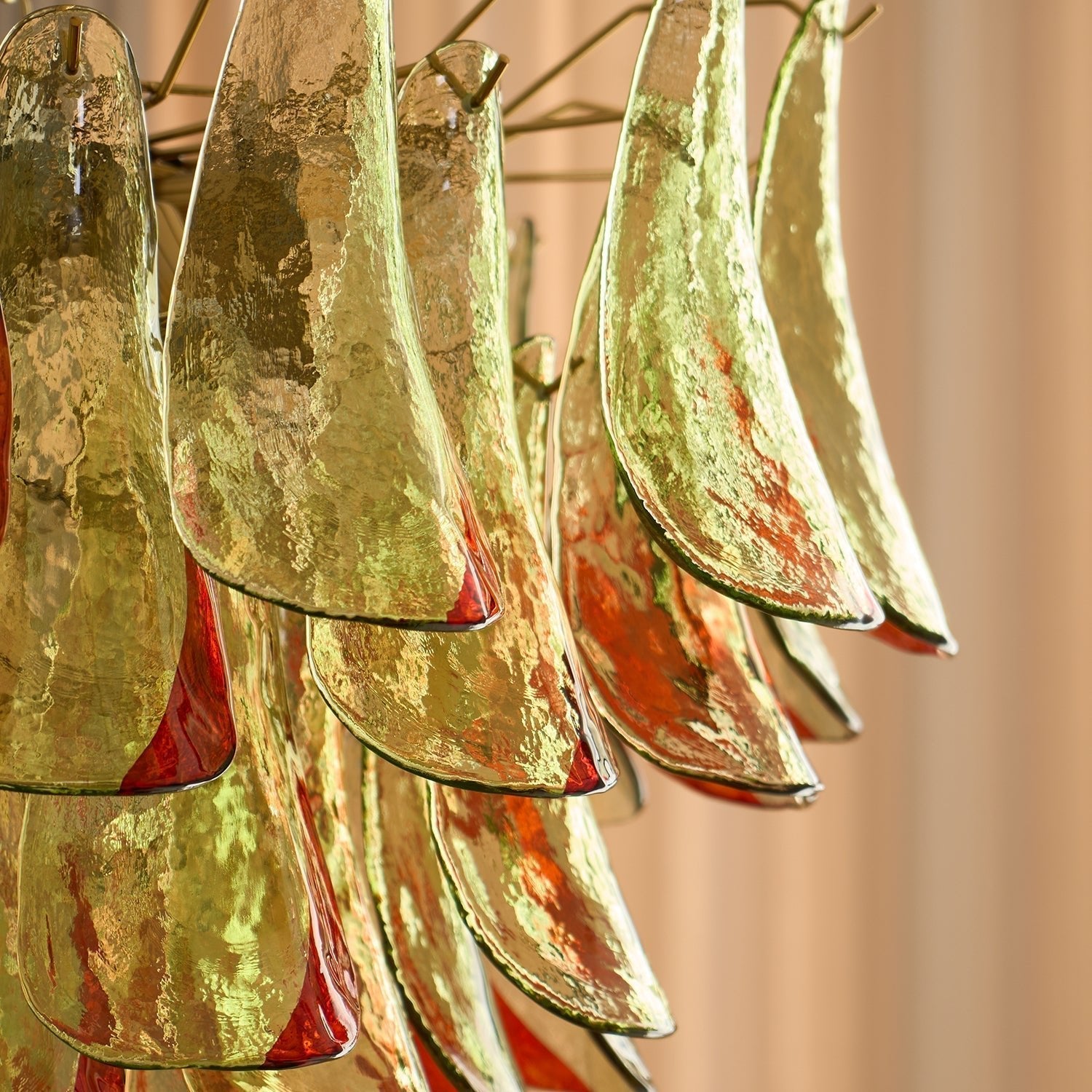Aurora Chandelier Murano Glass Petal Elegant - Blowlighting