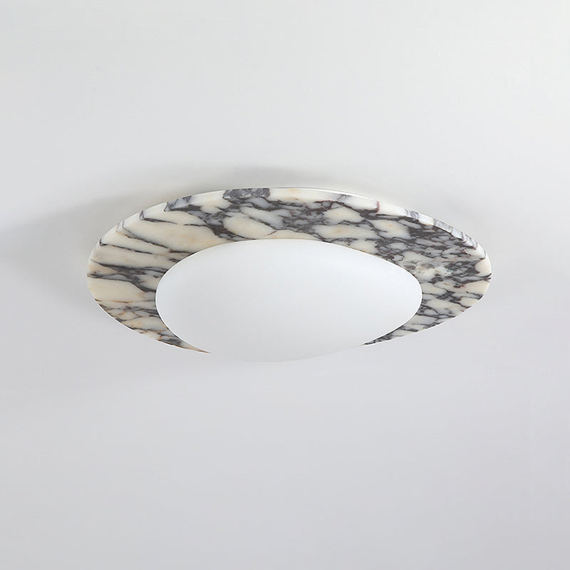 Ceraeion Modern Minimalist Marble Glass Ceiling Lamp - Lamp Copper