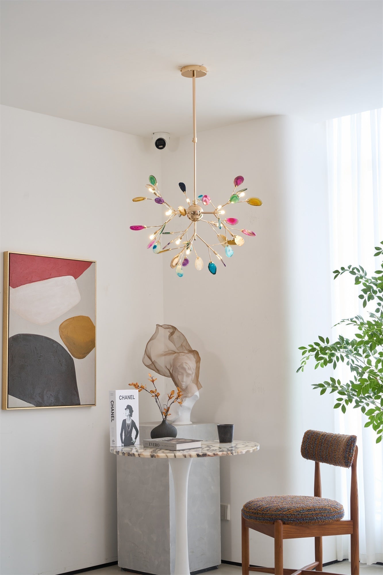 Agate Flake Chandelier - Blowlighting