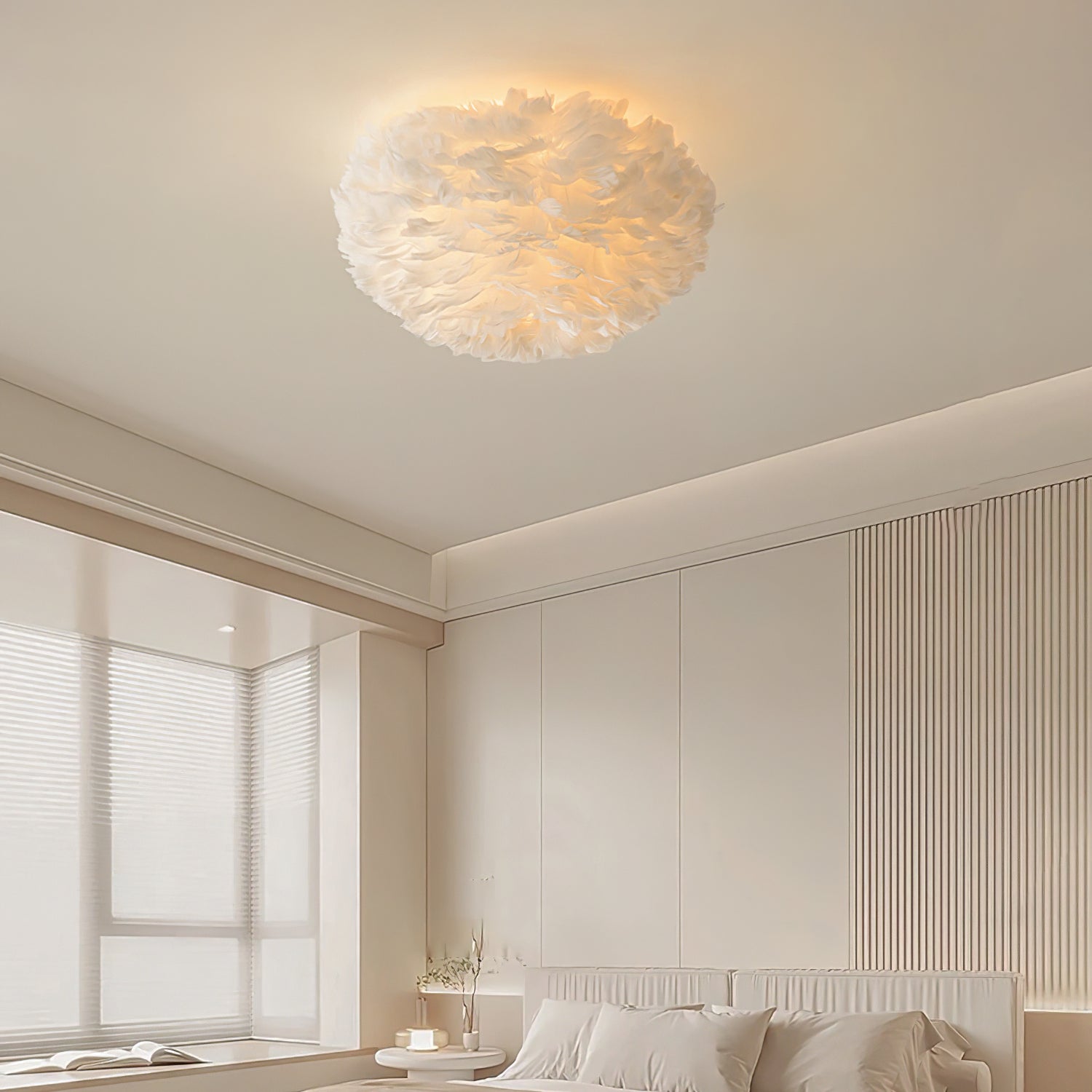 Feathered Ceiling Lamp - Blowlighting