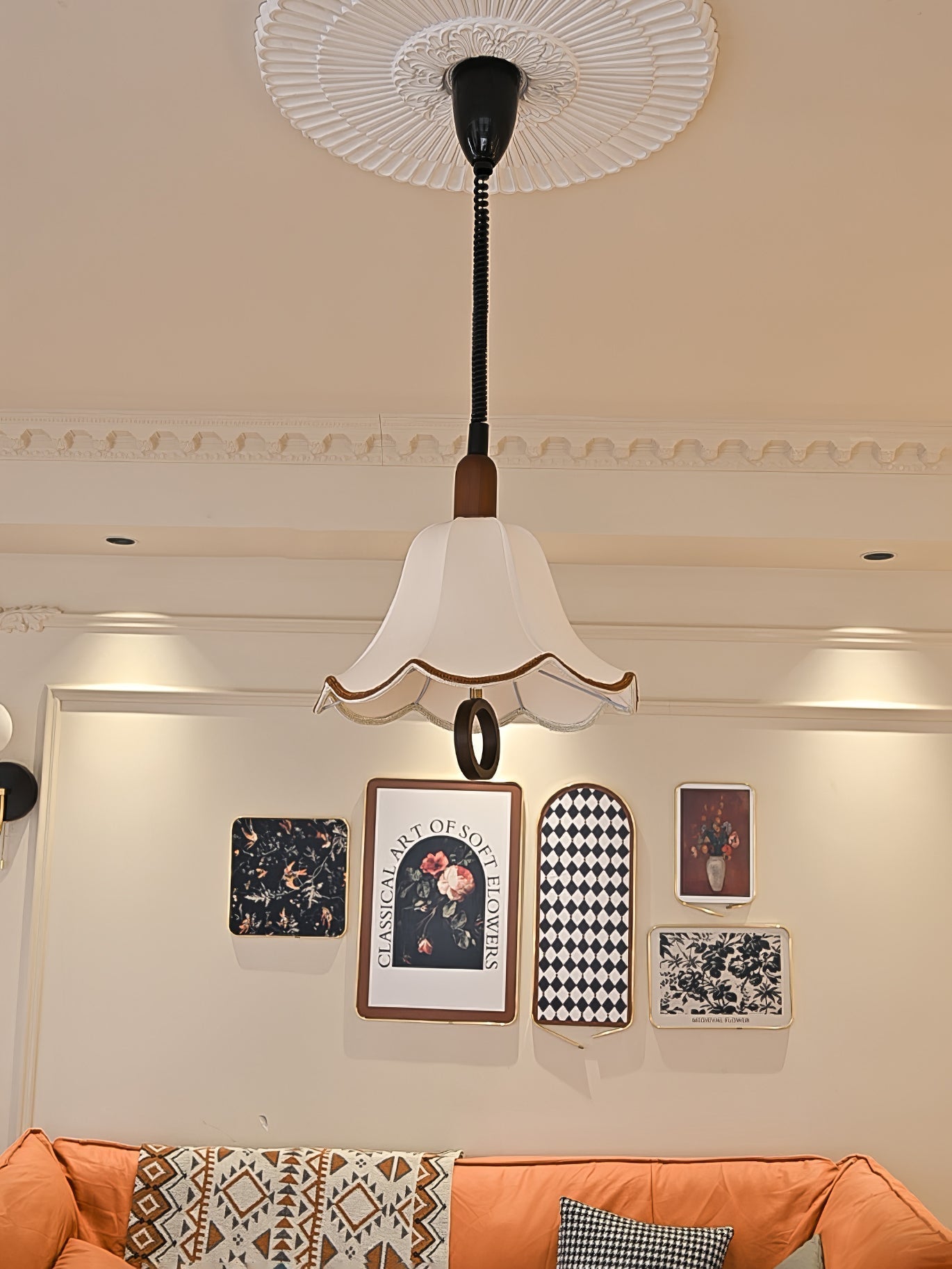 Eryn Fabric Pendant Light - Blowlighting