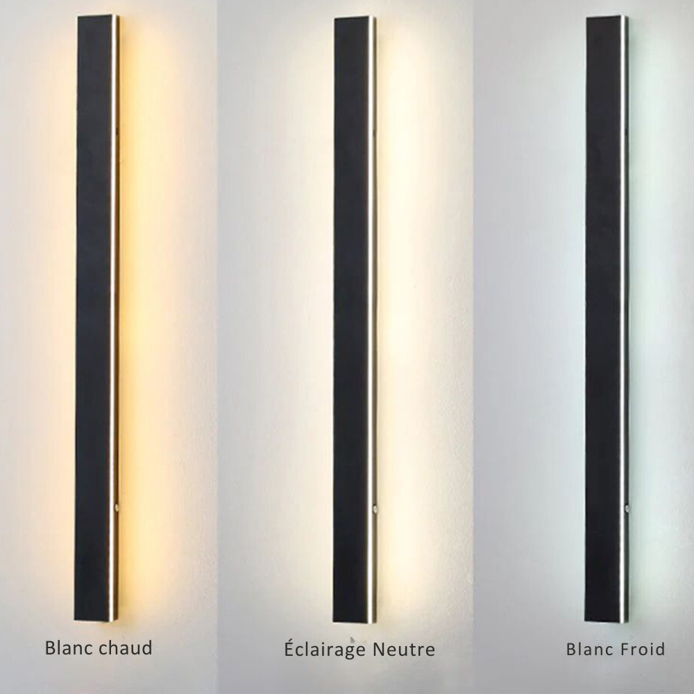 Arisha  Applique Murale Extérieur LED Étanche Minimaliste Métal Cour