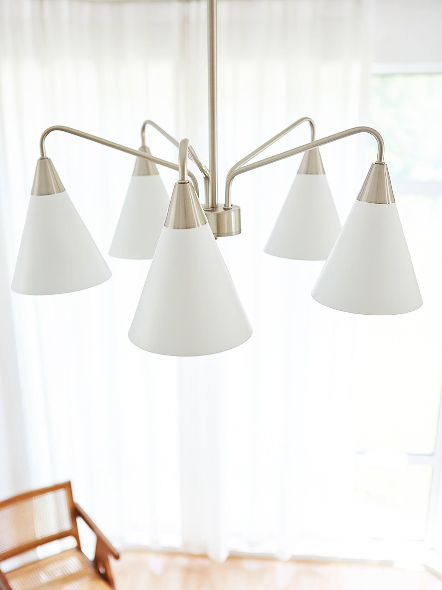 Elthaeth Premium Nordic Art Fashion Cono Metal Chandelier - Blowlighting