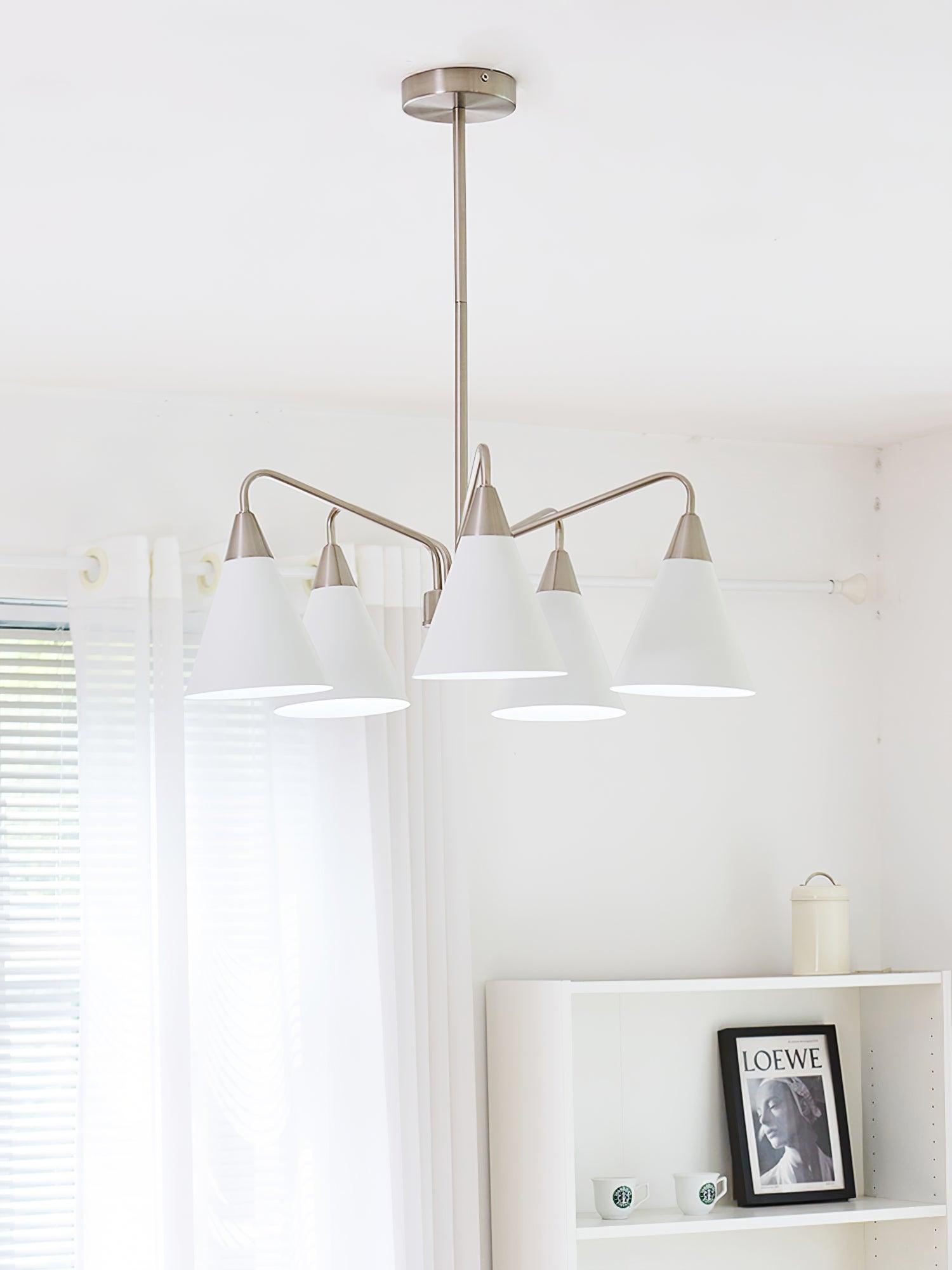 Elthaeth Premium Nordic Art Fashion Cono Metal Chandelier - Blowlighting