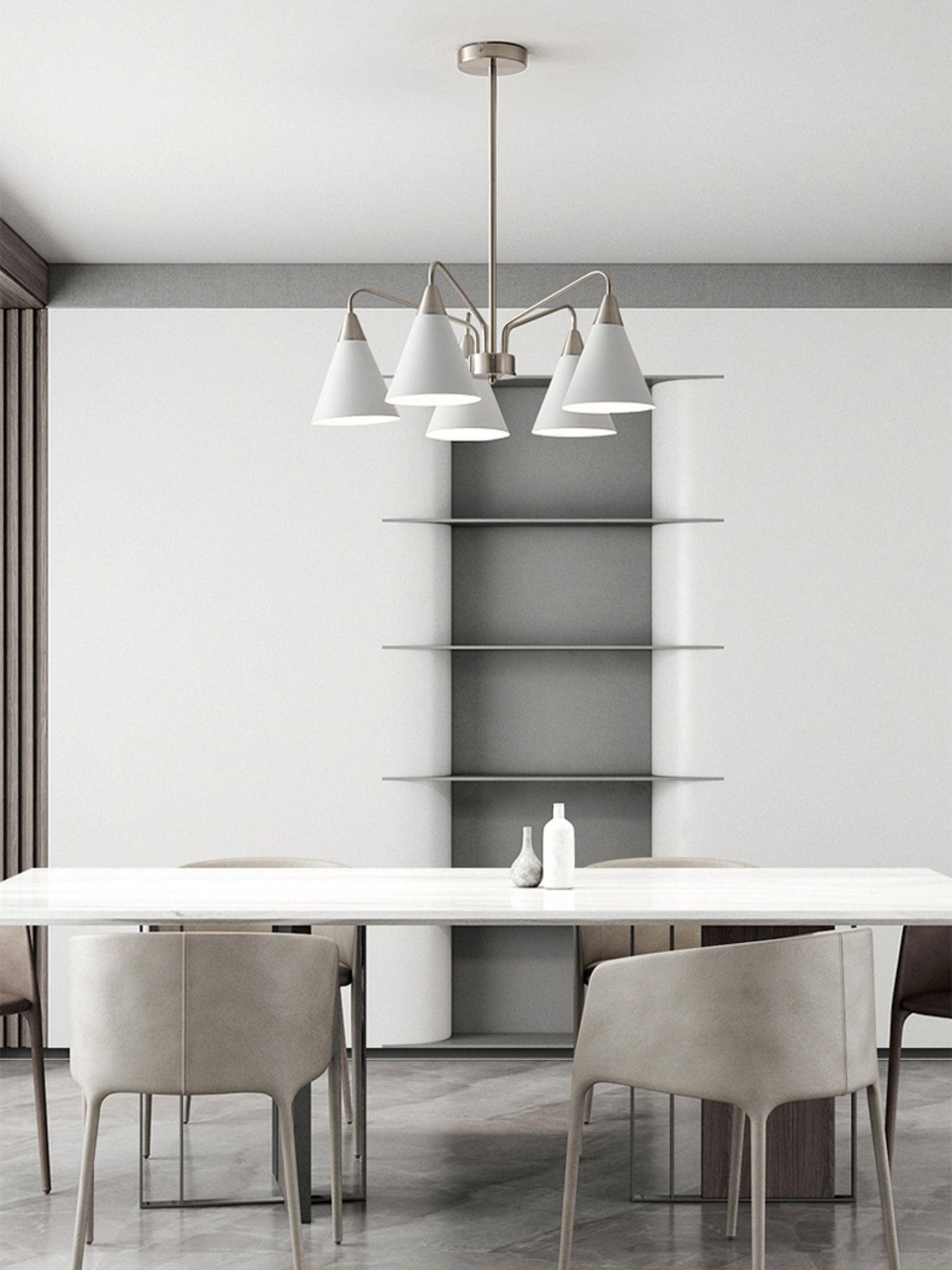 Elthaeth Premium Nordic Art Fashion Cono Metal Chandelier - Blowlighting