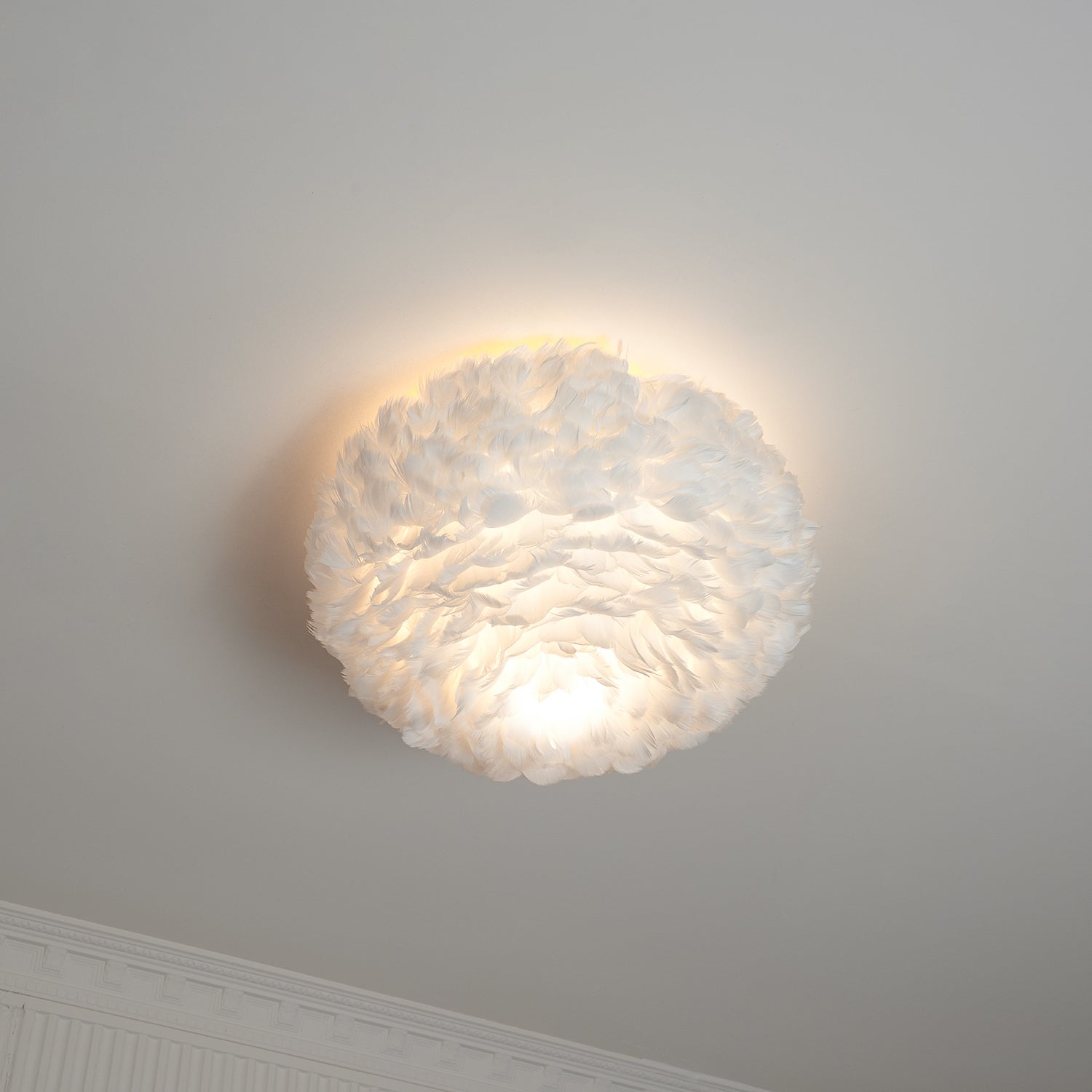 Feathered Ceiling Lamp - Blowlighting
