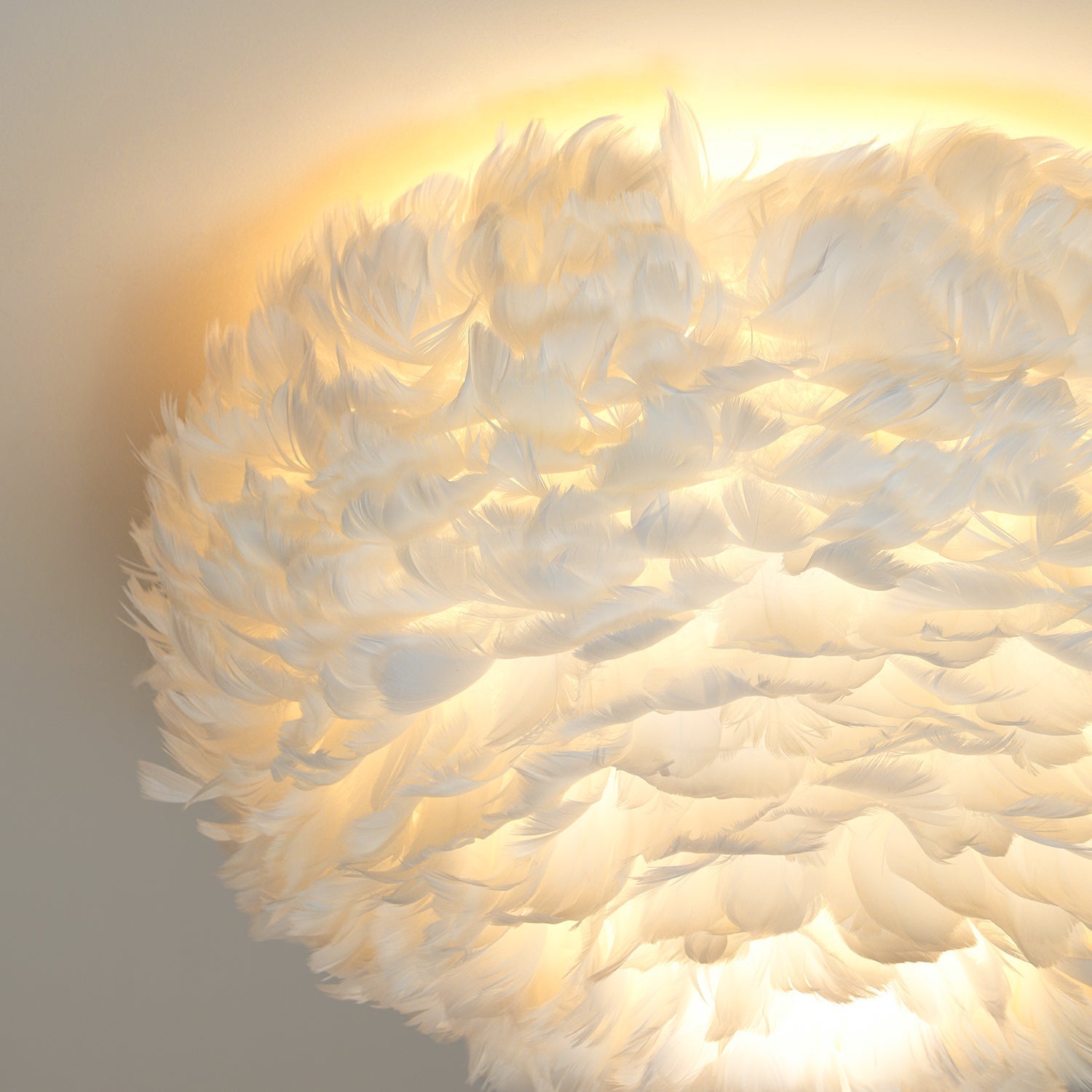 Feathered Ceiling Lamp - Blowlighting