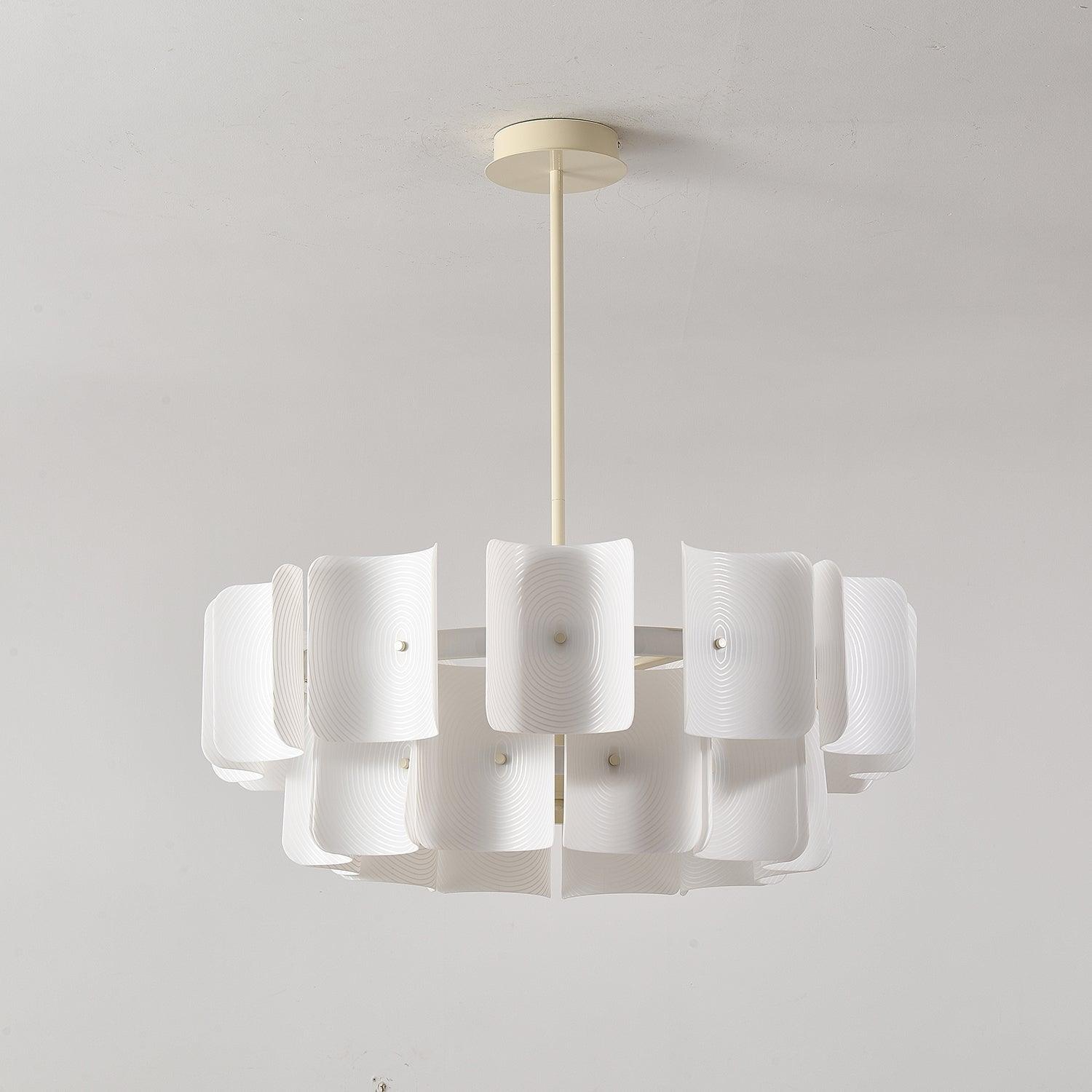 Finn Chandelier Fingerprint Acrylic Modern - Letslighting