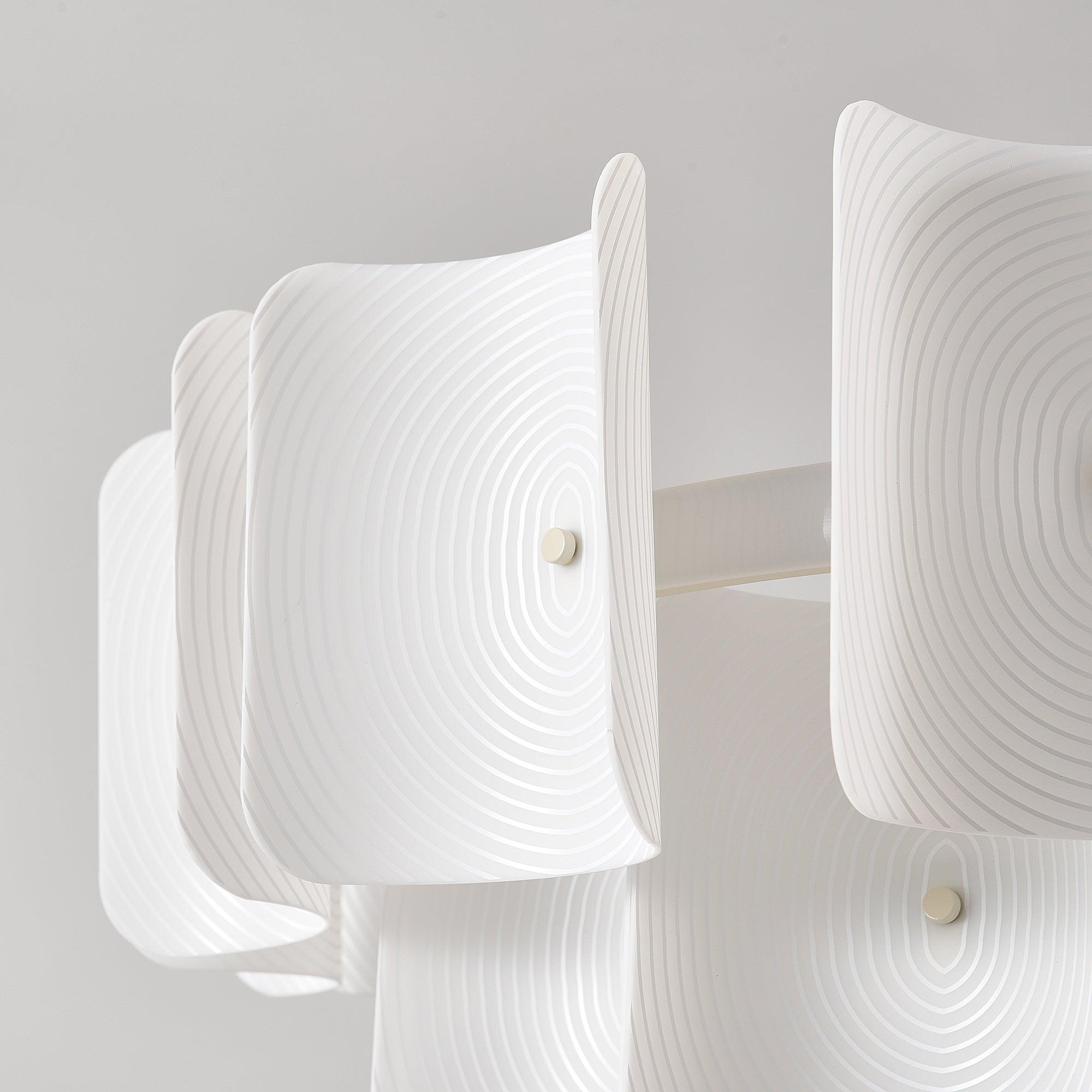 Finn Chandelier Fingerprint Acrylic Modern - Letslighting