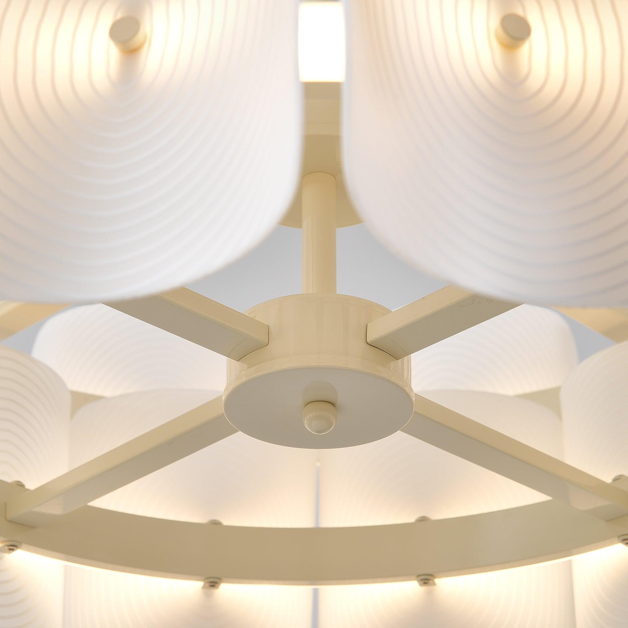 Finn Chandelier Fingerprint Acrylic Modern - Letslighting