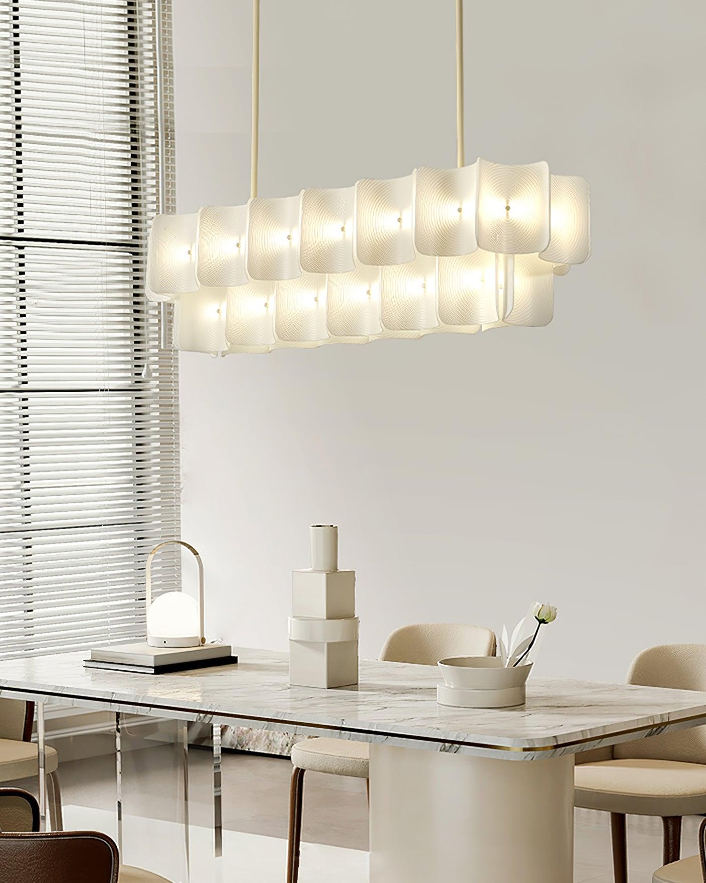 Finn Chandelier Fingerprint Acrylic Modern - Letslighting