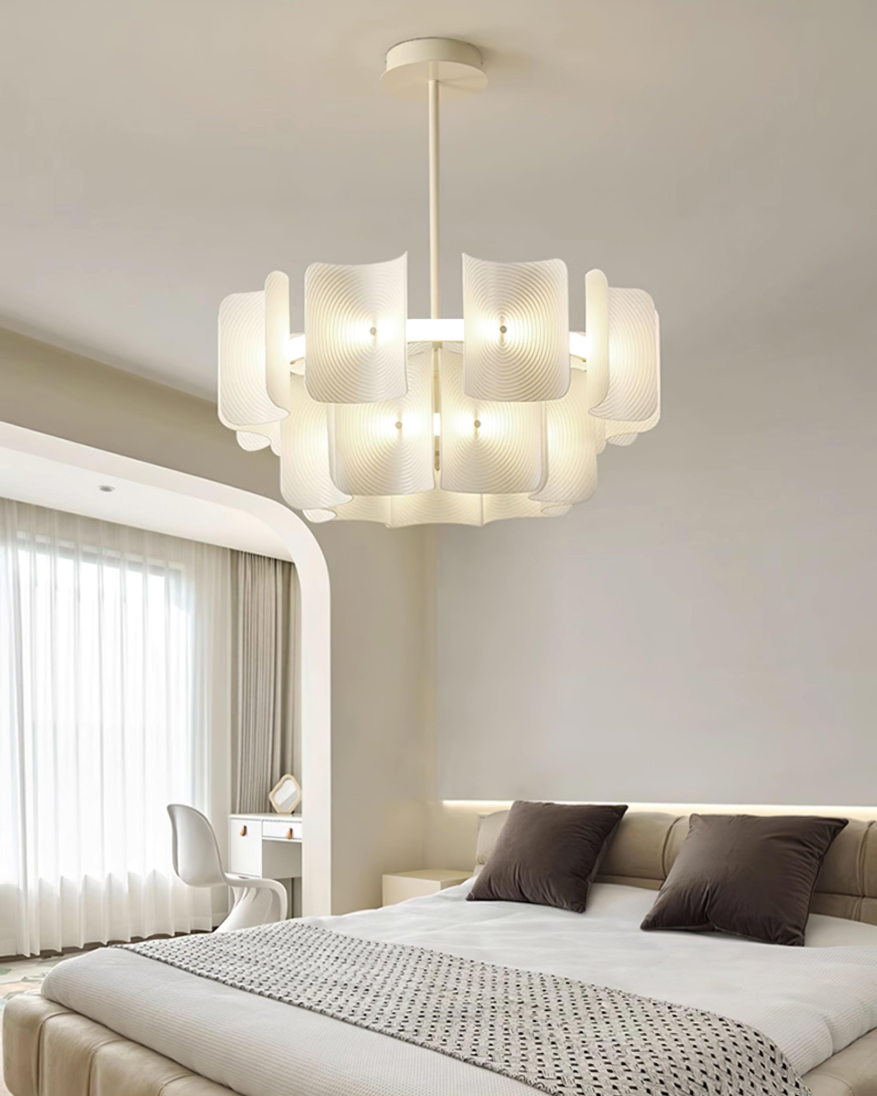 Finn Chandelier Fingerprint Acrylic Modern - Letslighting