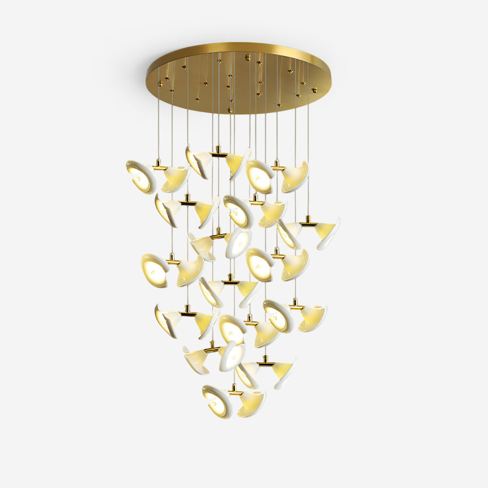 Fiora Chandelier Petal Cascade Elegance - Letslighting