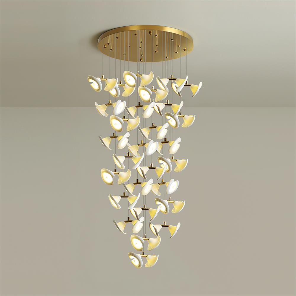 Fiora Chandelier Petal Cascade Elegance - Letslighting