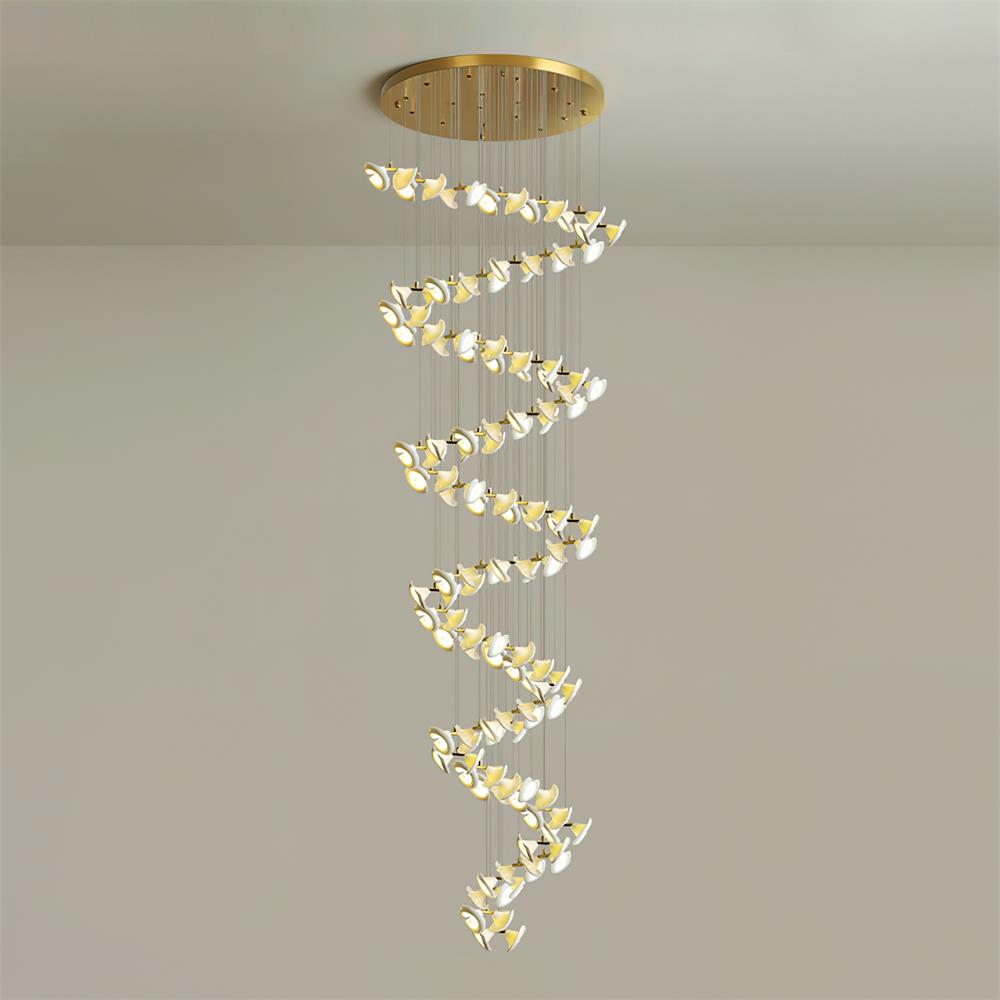 Fiora Chandelier Petal Cascade Elegance - Letslighting
