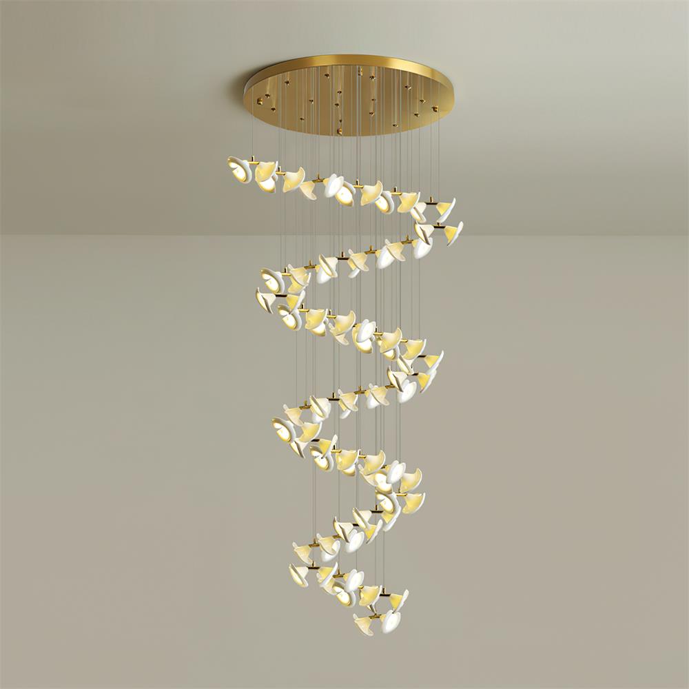 Fiora Chandelier Petal Cascade Elegance - Letslighting
