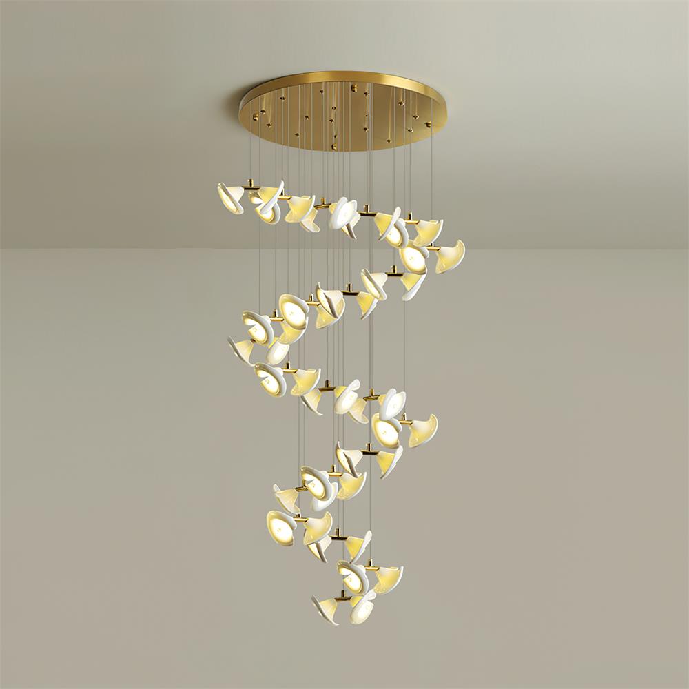 Fiora Chandelier Petal Cascade Elegance - Letslighting