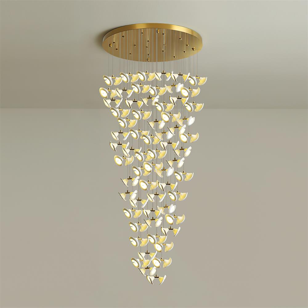 Fiora Chandelier Petal Cascade Elegance - Letslighting
