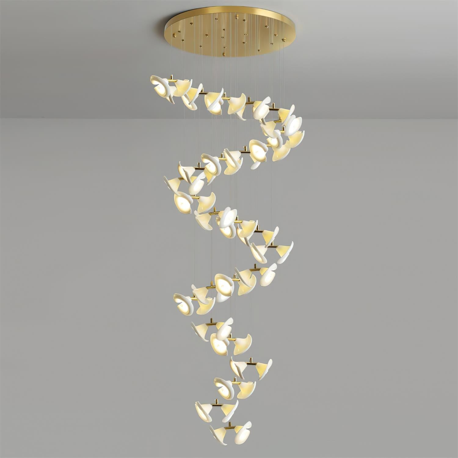 Fiora Chandelier Petal Cascade Elegance - Letslighting