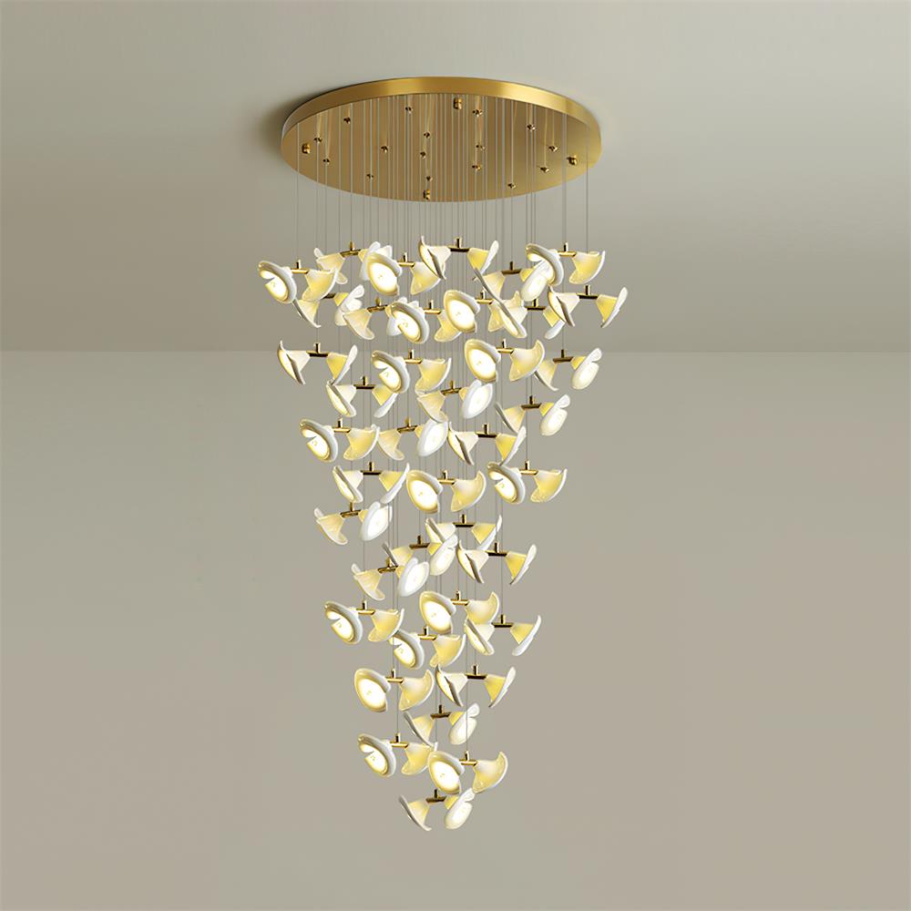 Fiora Chandelier Petal Cascade Elegance - Letslighting