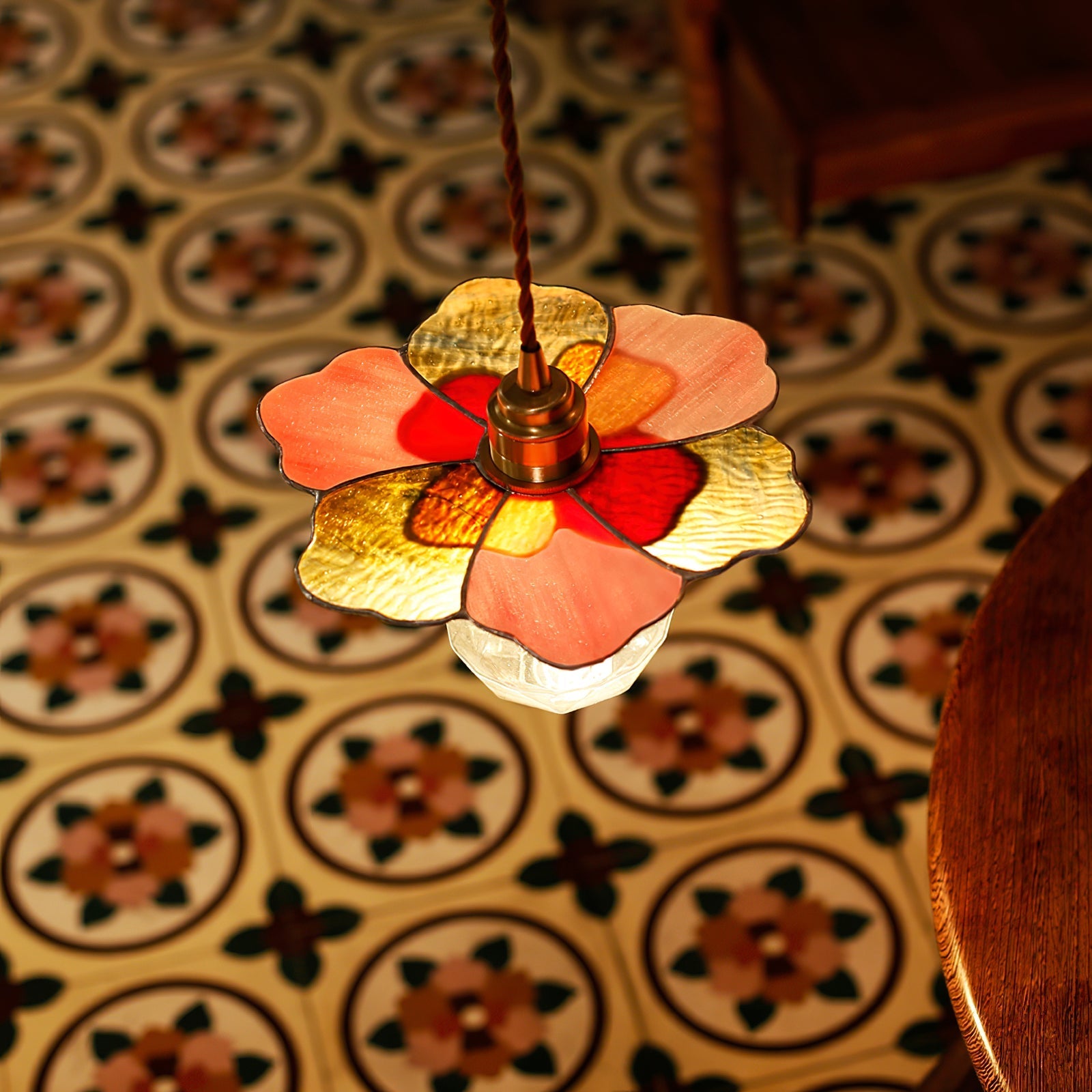 Tiffany Fioria Pendant Light Glass - Letslighting