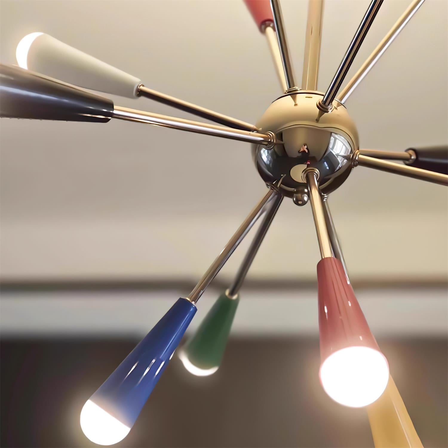 Fireworks Chandelier Colorful Cone Burst - Letslighting
