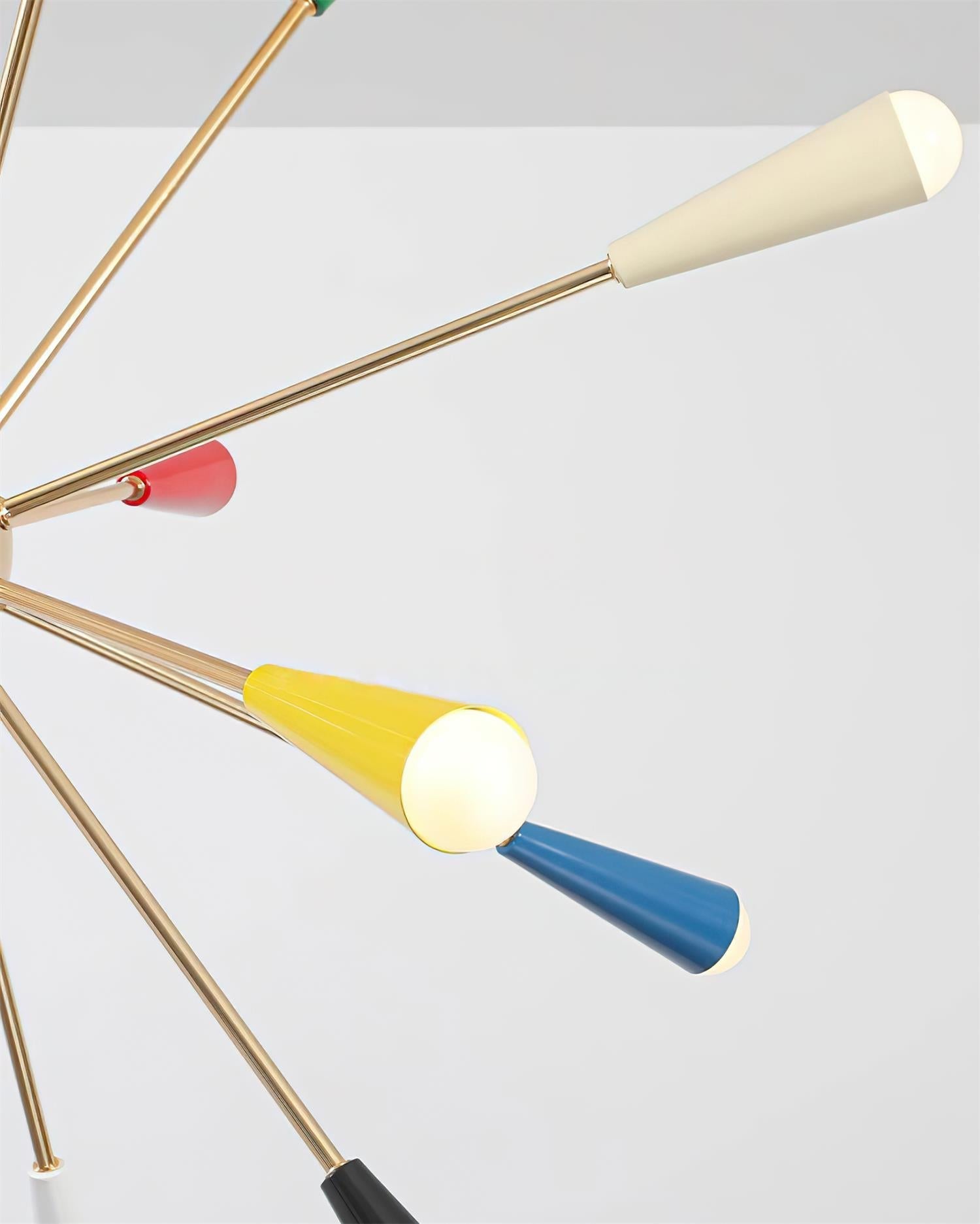 Fireworks Chandelier Colorful Cone Burst - Letslighting